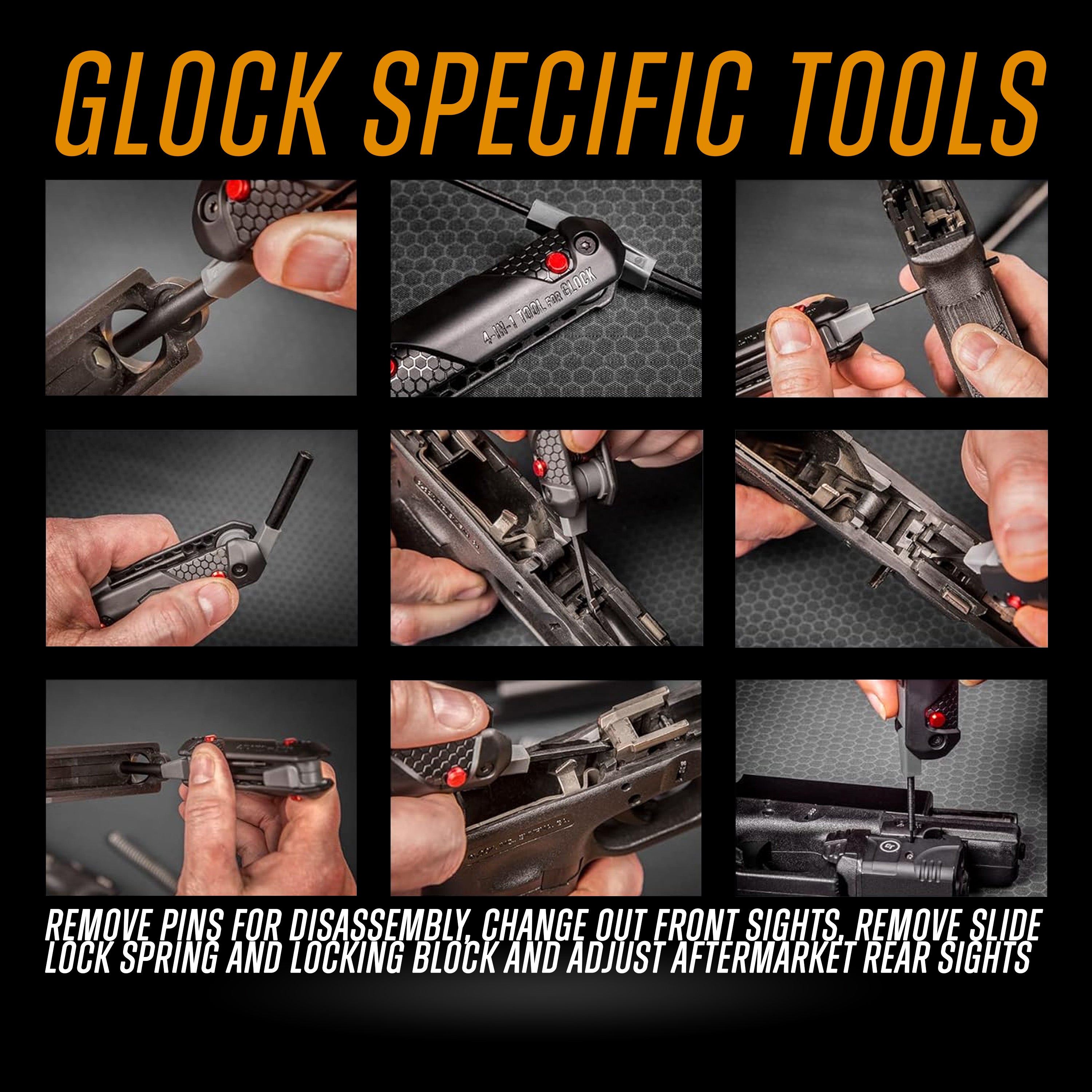 Real Avid - 4-In-1 Tool For Glock