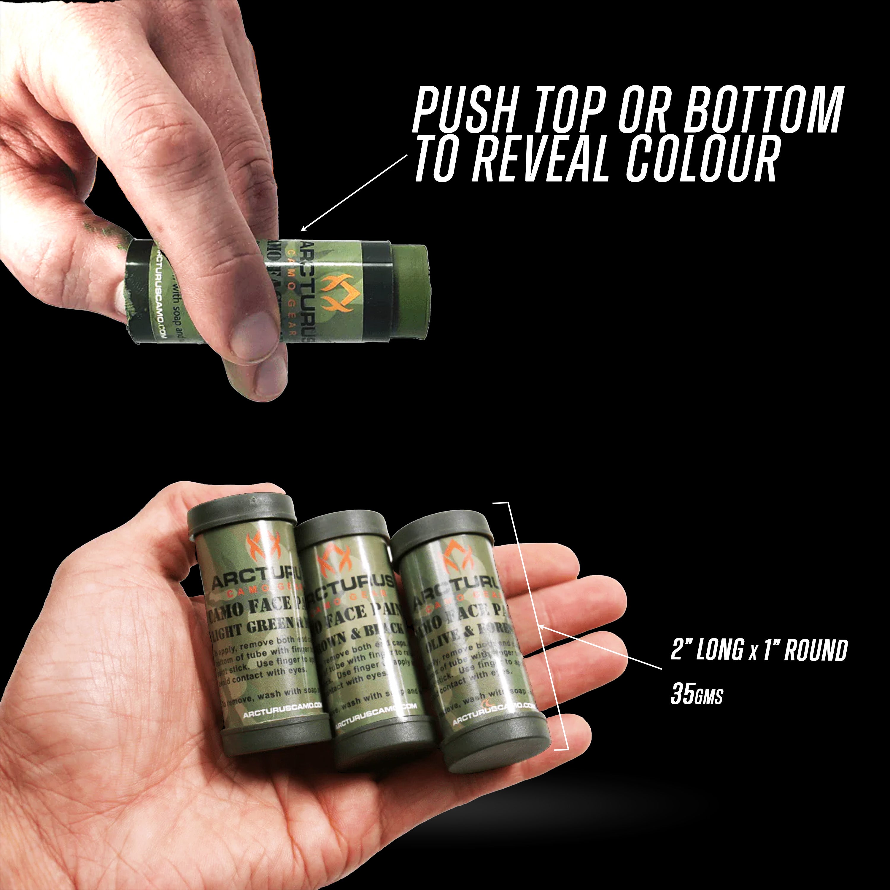 Arcturus - Camo Face Paint Sticks