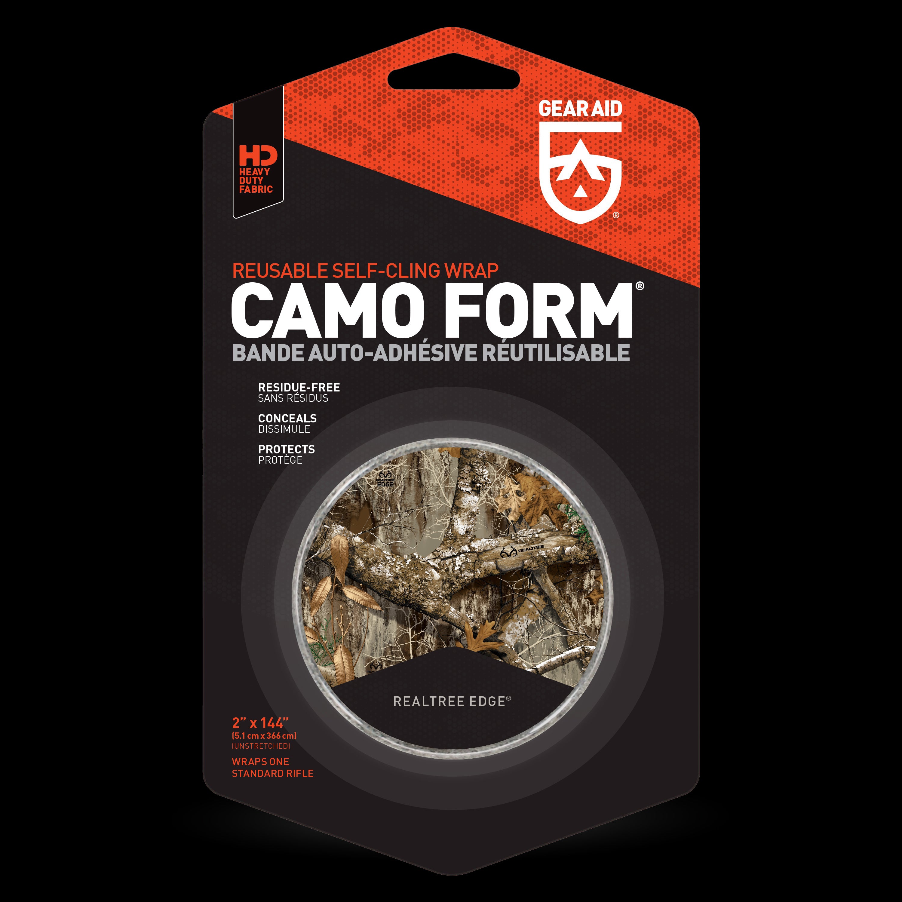 GEAR AID - Camo Form - Reusable Self Cling Wrap