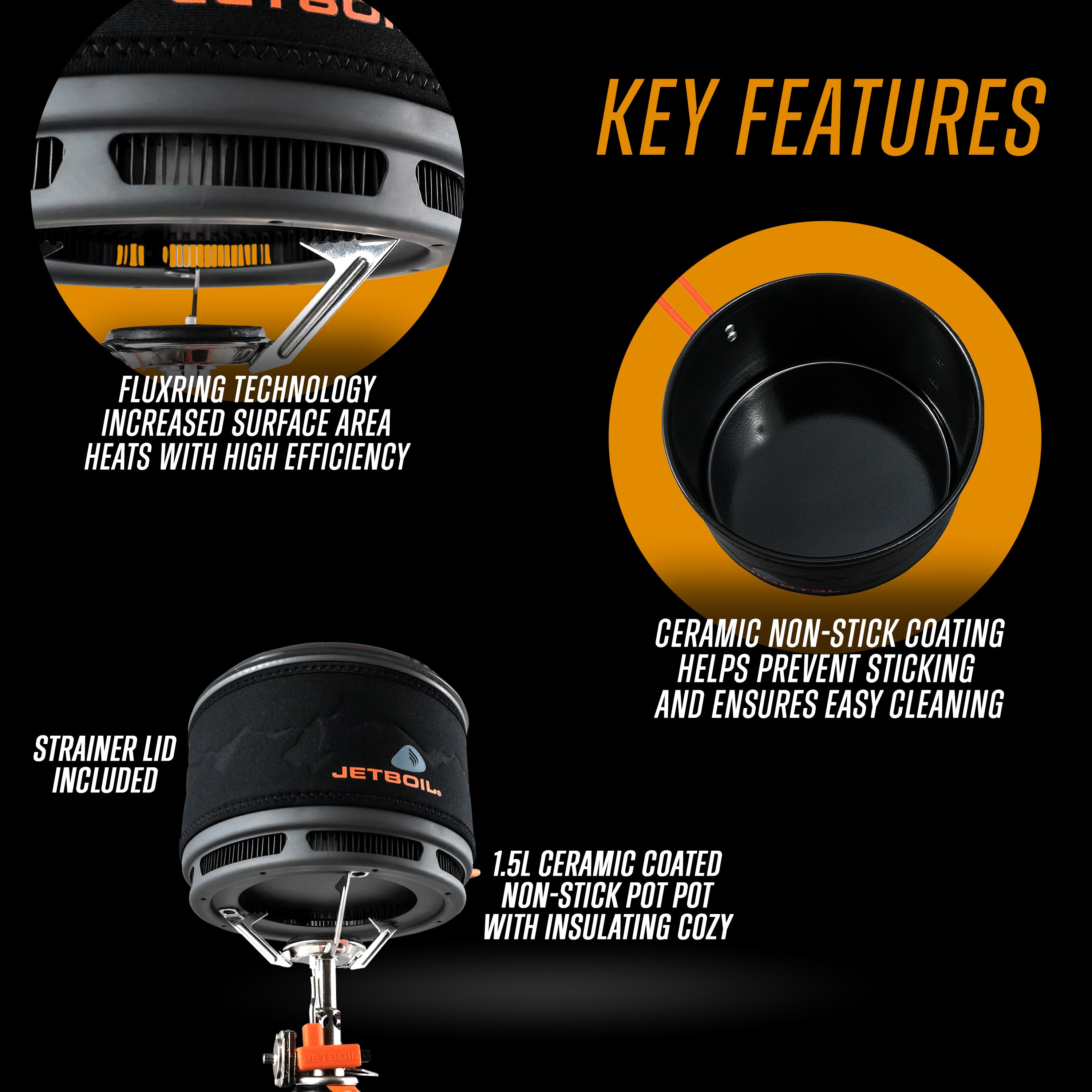 Jetboil - 1.5L Ceramic Cook Pot