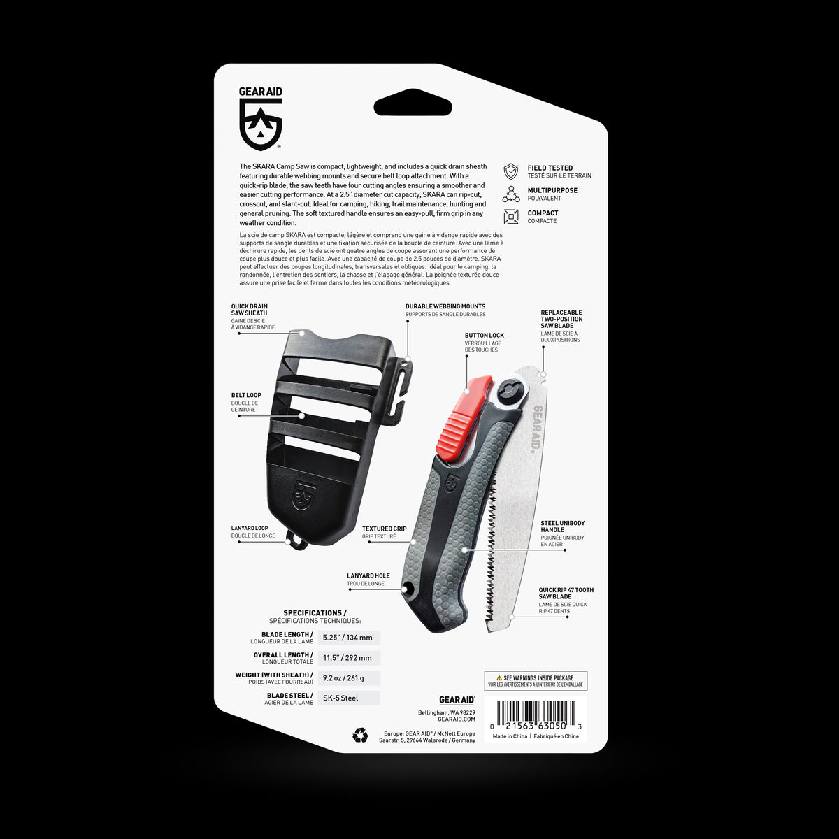 GEAR AID - SKARA Camp Saw