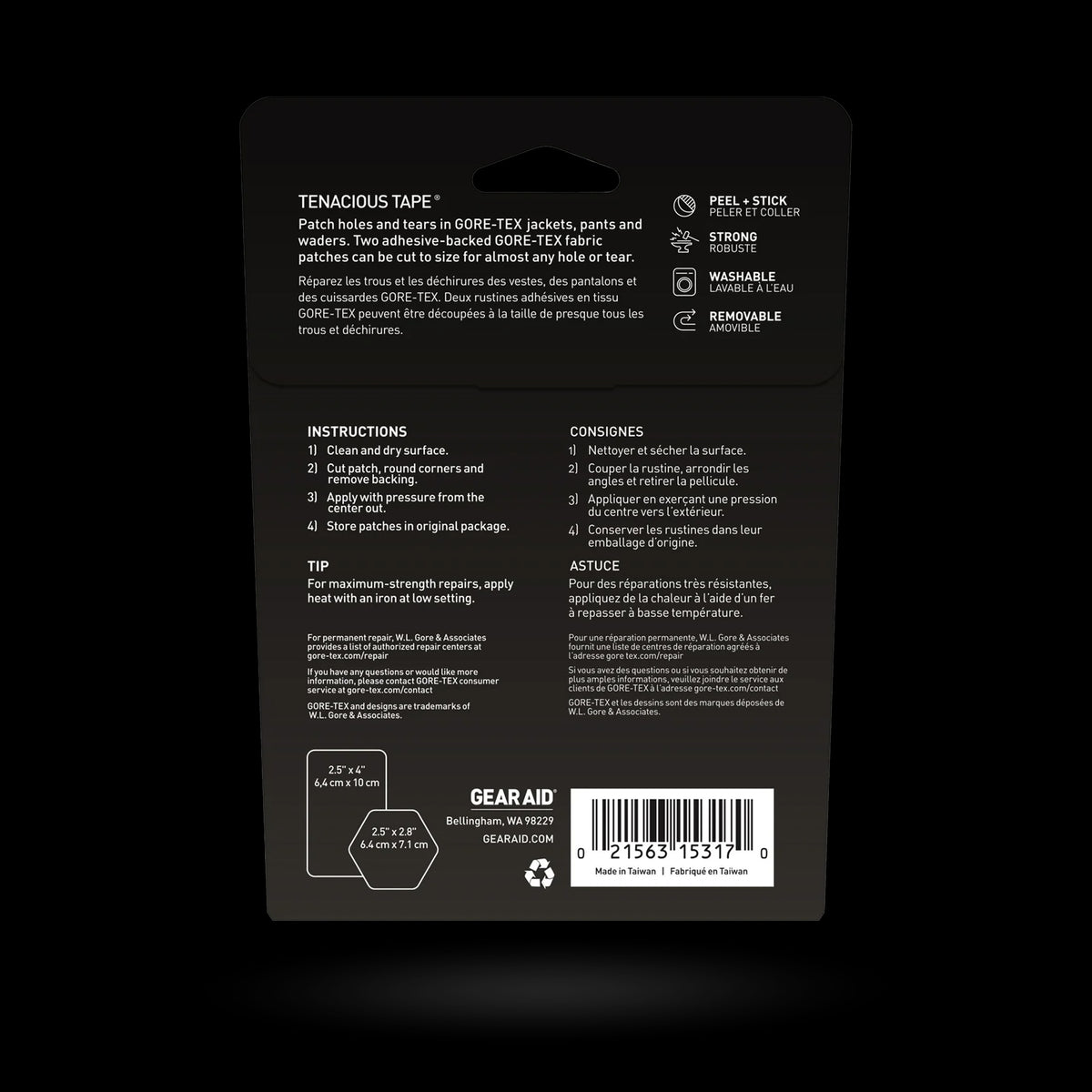 GEAR AID - GORE-TEX Fabric Patches