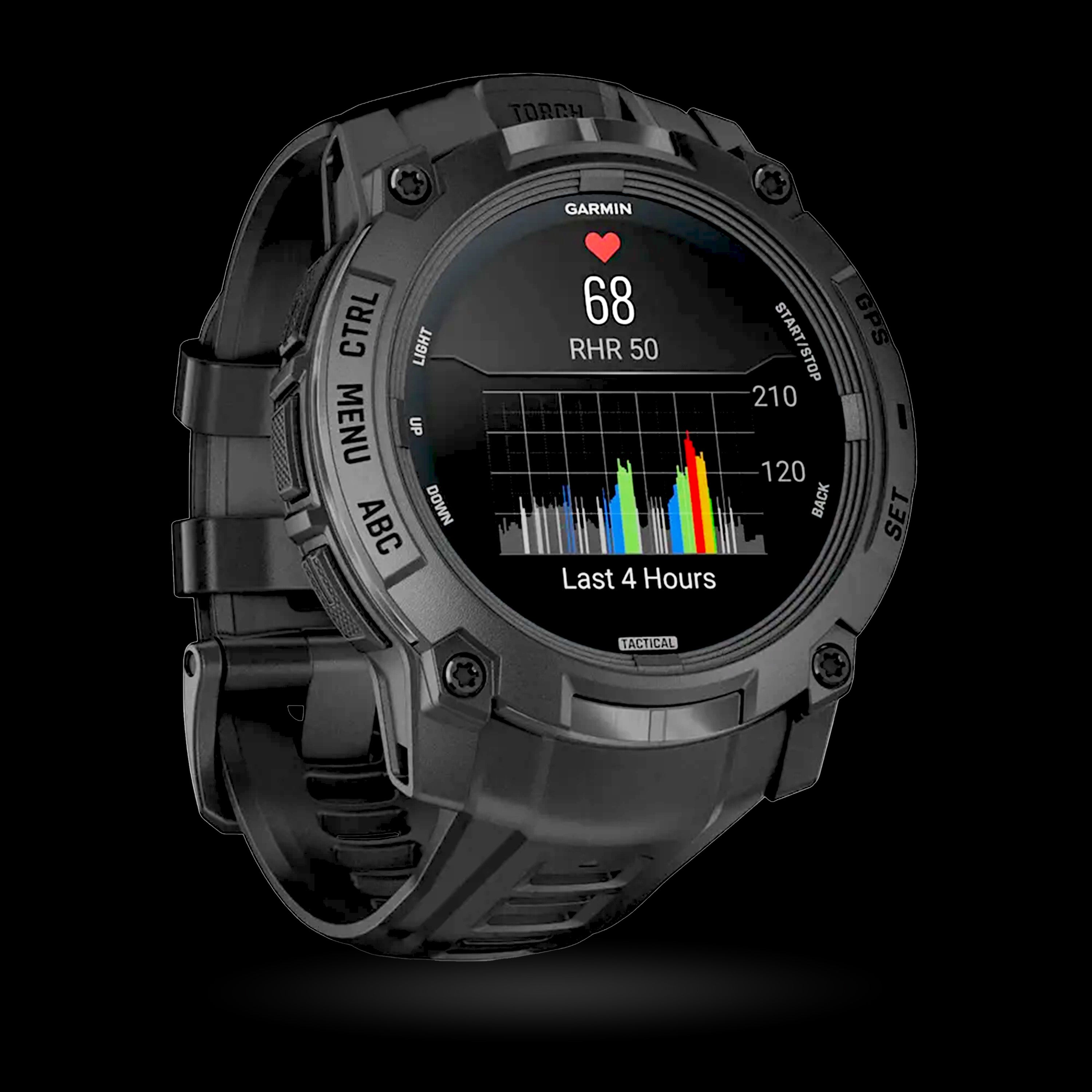 Garmin - Instinct® 3 - 50 mm AMOLED - Tactical Edition