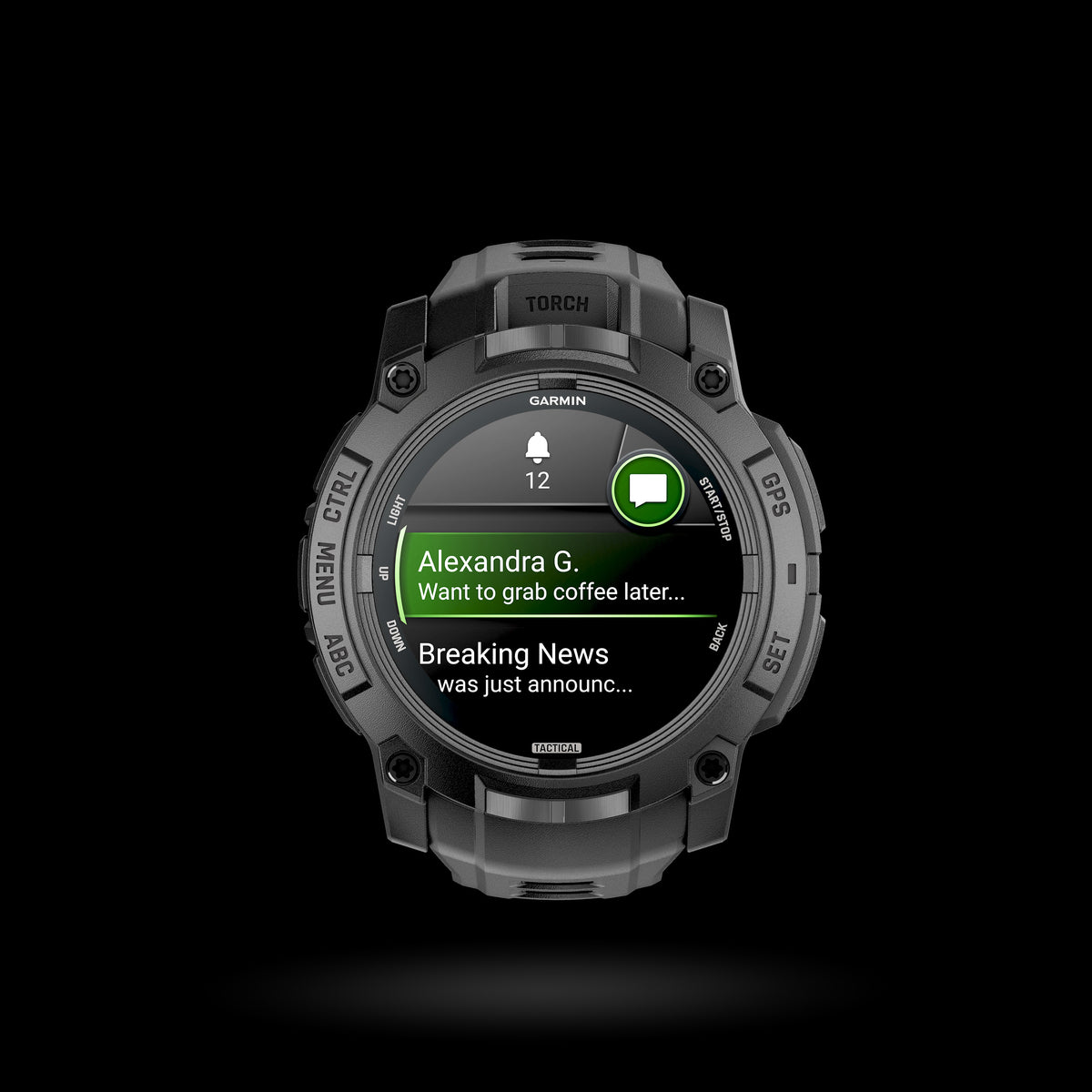 Garmin - Instinct® 3 - 50 mm AMOLED - Tactical Edition