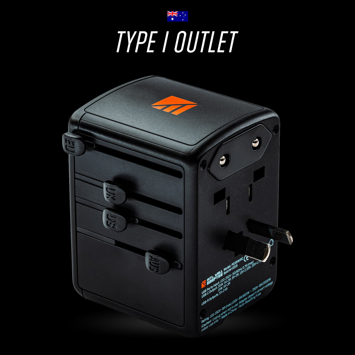 Dark Energy - 35W Int'l Wall Adapter