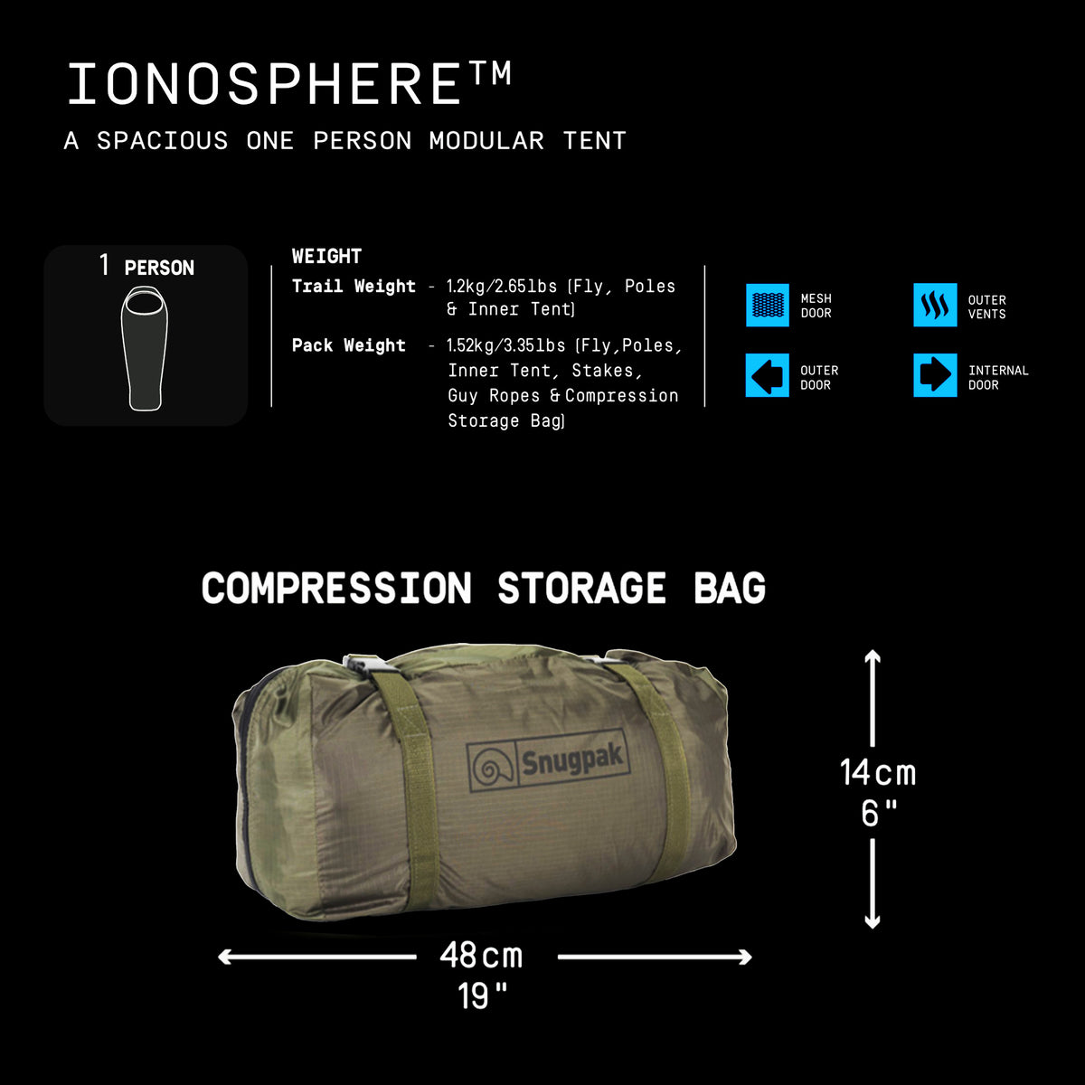 Snugpak - Ionosphere IX - 1 Person Tent