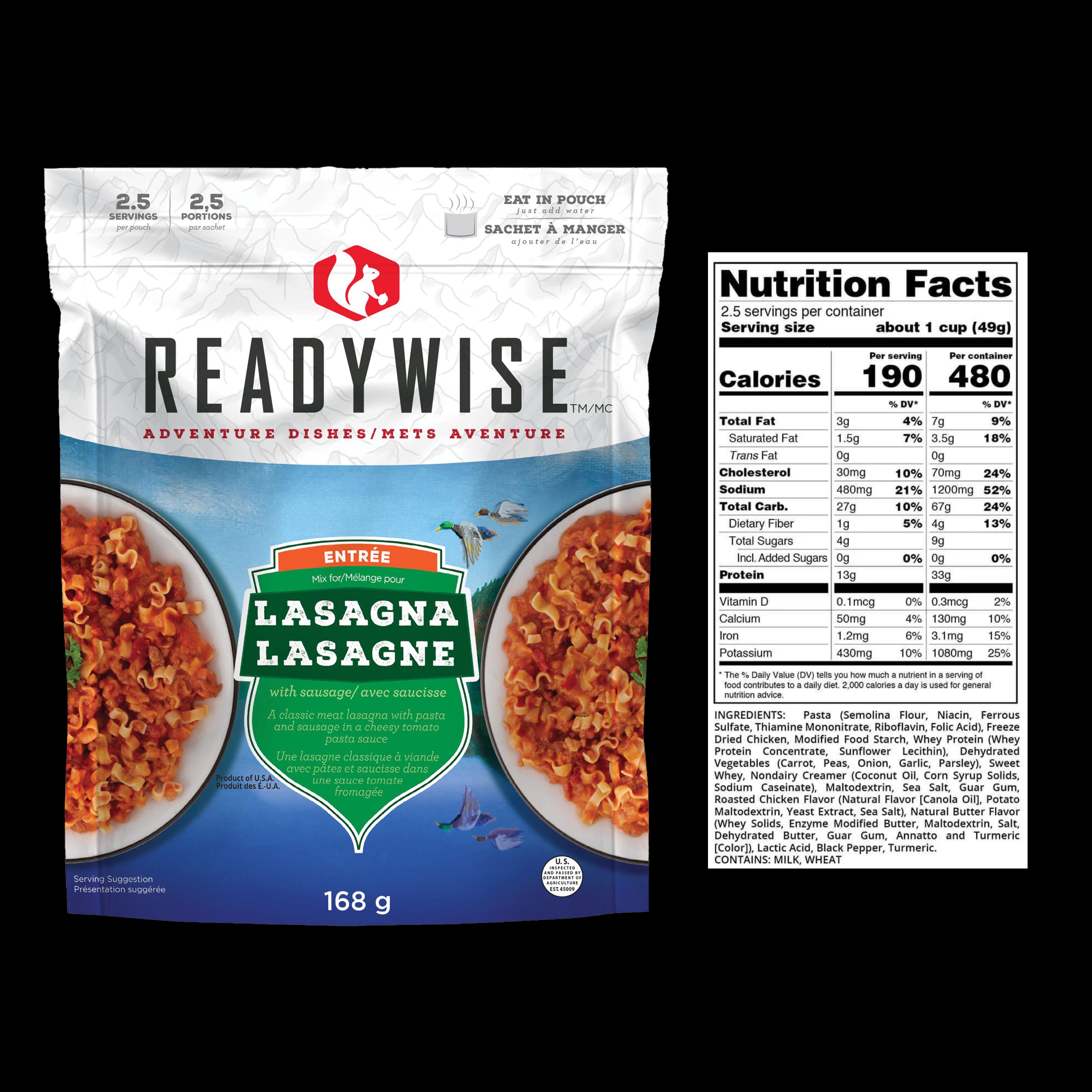 Readywise - Freeze Dried Meals