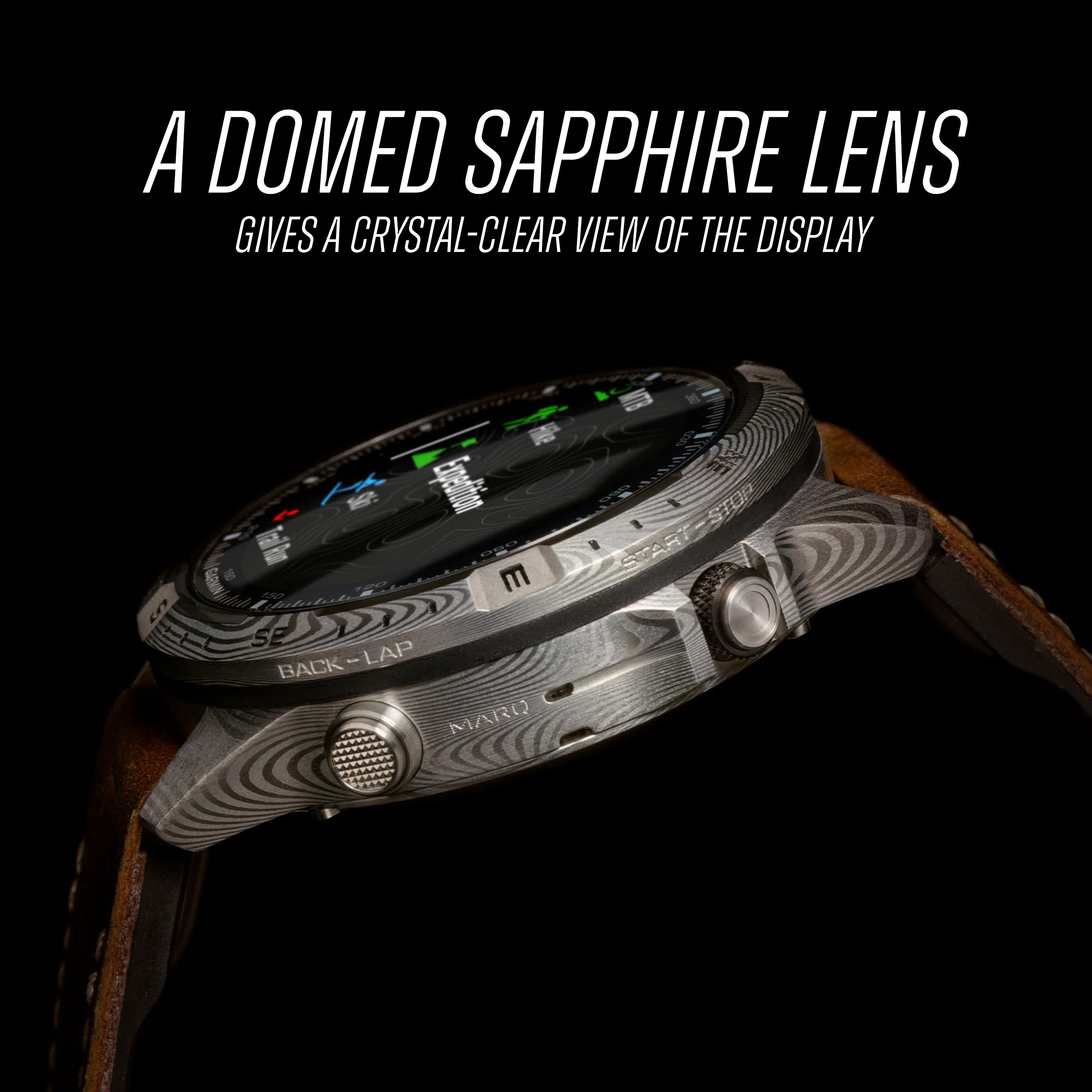 Garmin - MARQ® Adventurer (Gen 2) - Damascus Steel Edition