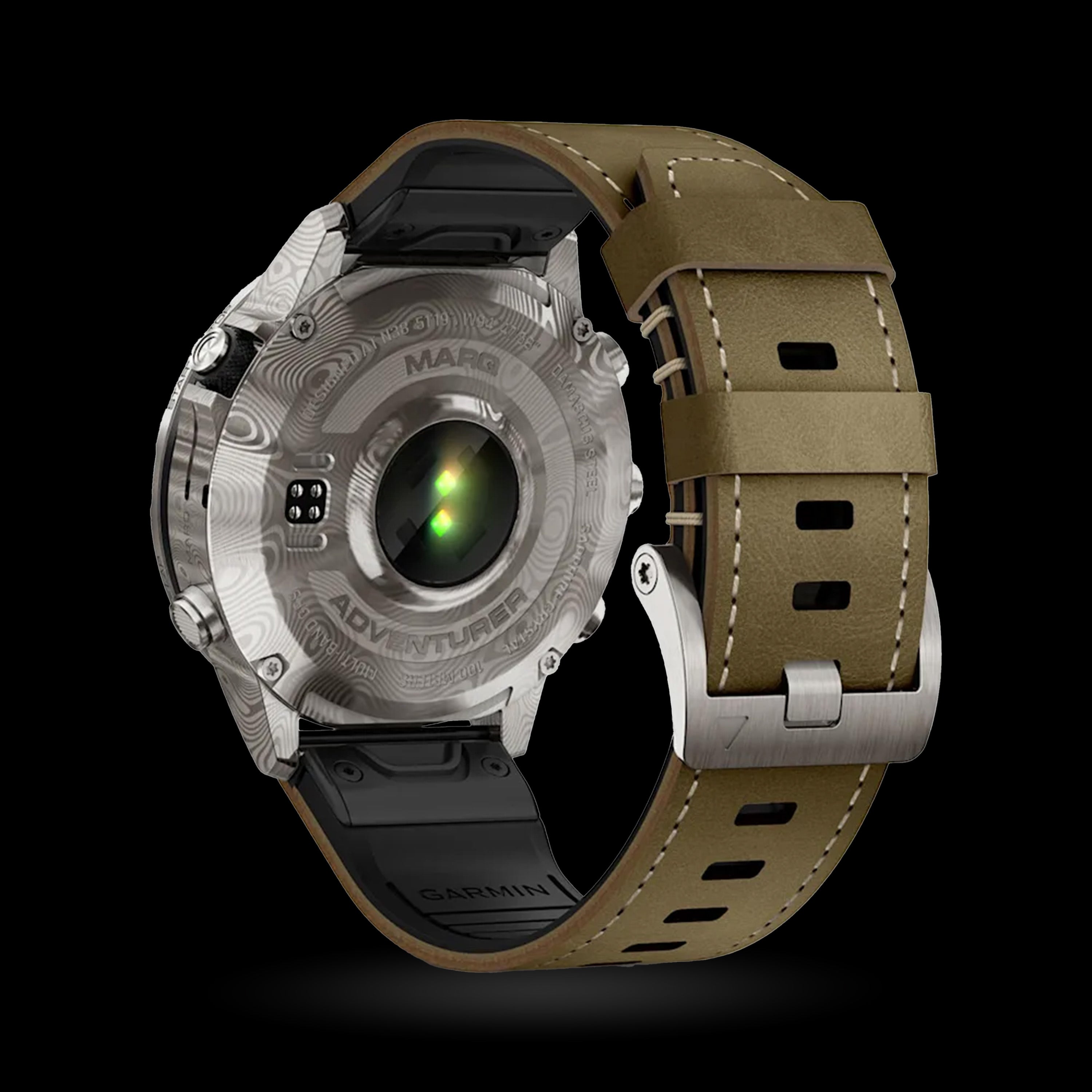 Garmin - MARQ® Adventurer (Gen 2) - Damascus Steel Edition