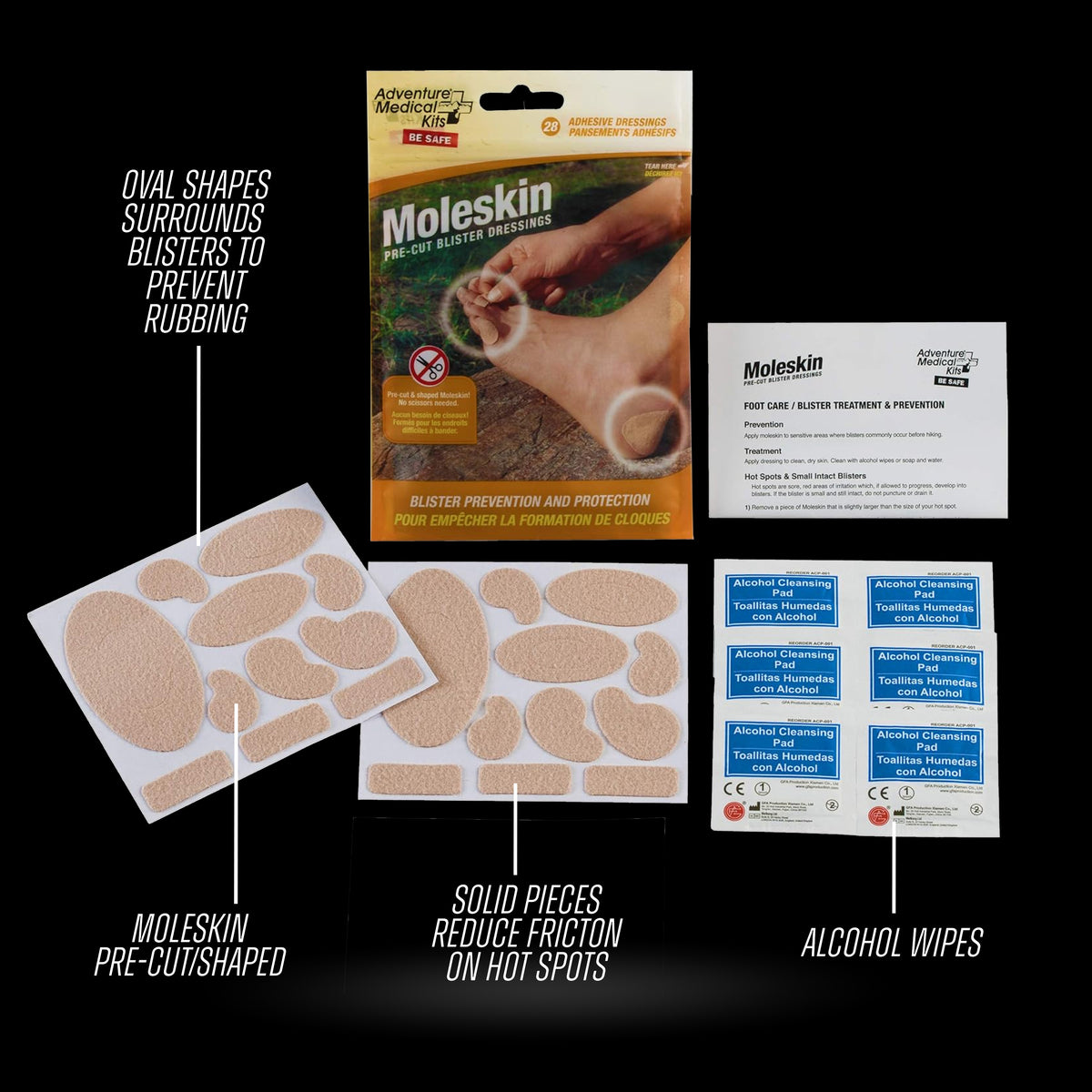 Adventure Medical Kits - Moleskin Blister Prevention Kit