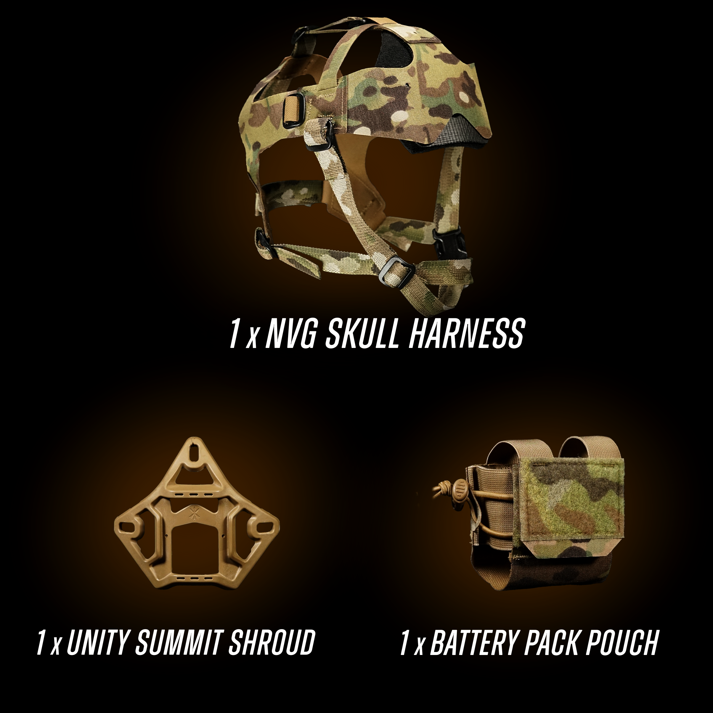 "Bravo Six" Skull Harness - Bundle