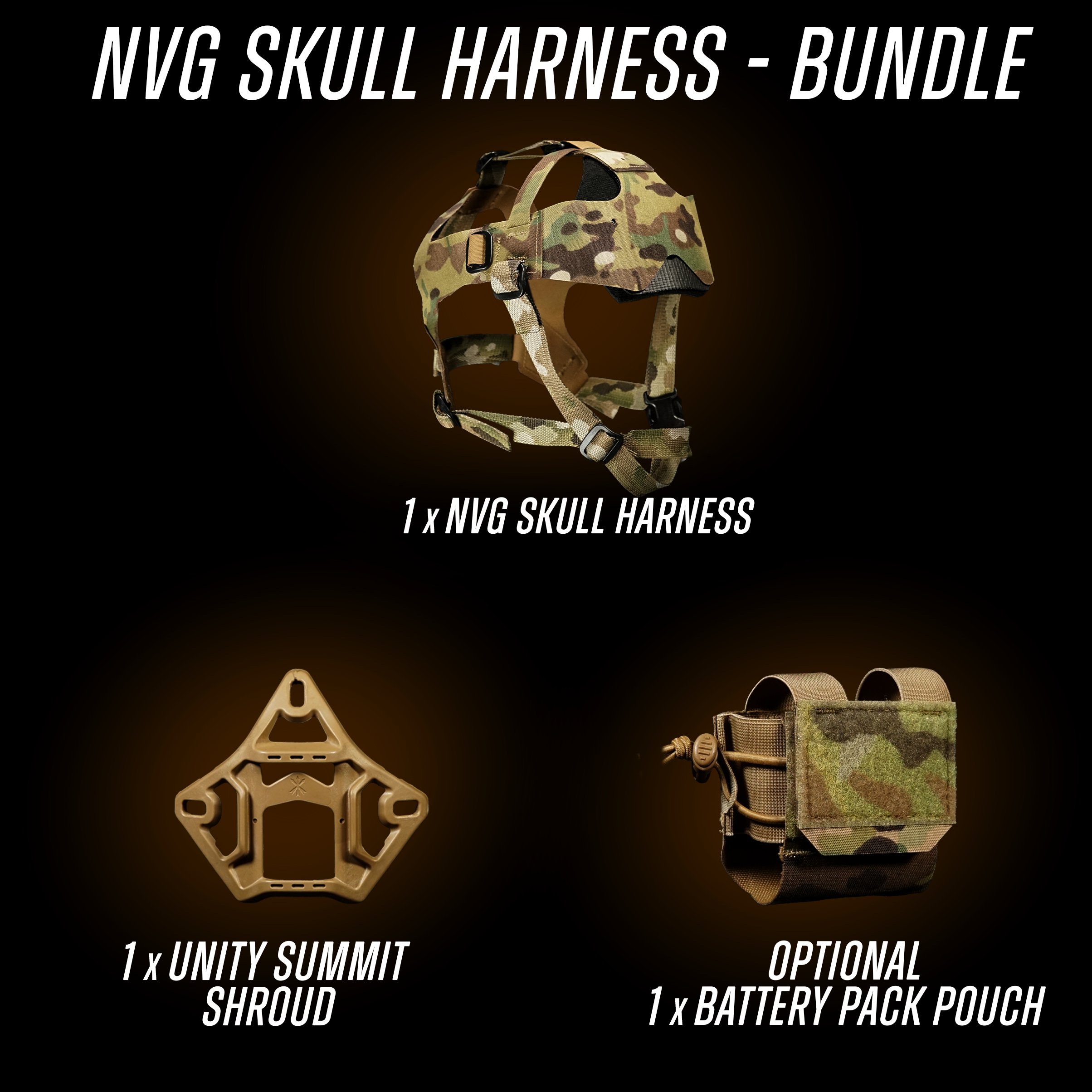NVG Skull Harness - Bundle