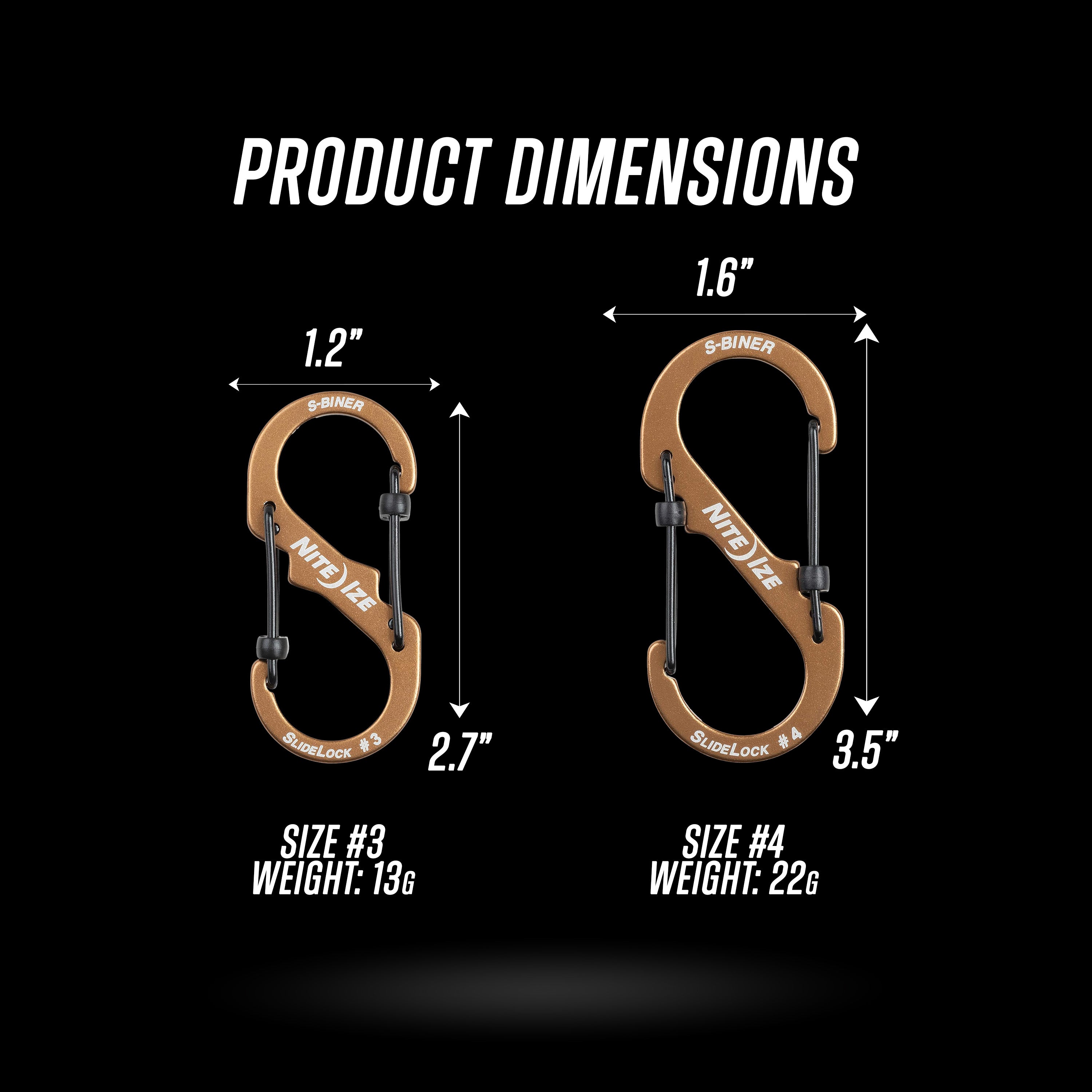 Nite Ize - S-Biner® SlideLock® Aluminum