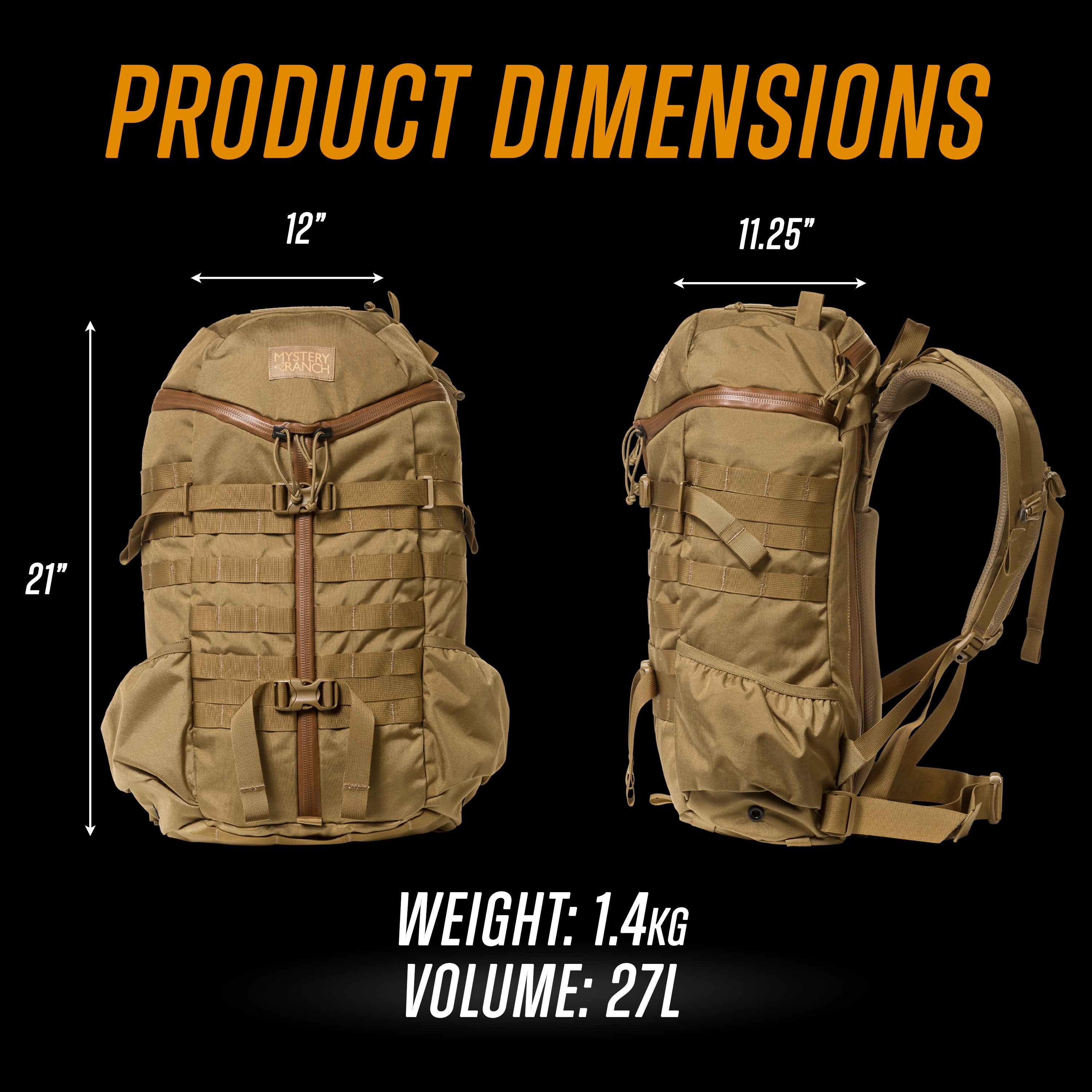Mystery Ranch 2 Day Assault Pack | Military-Grade Tactical Backpack