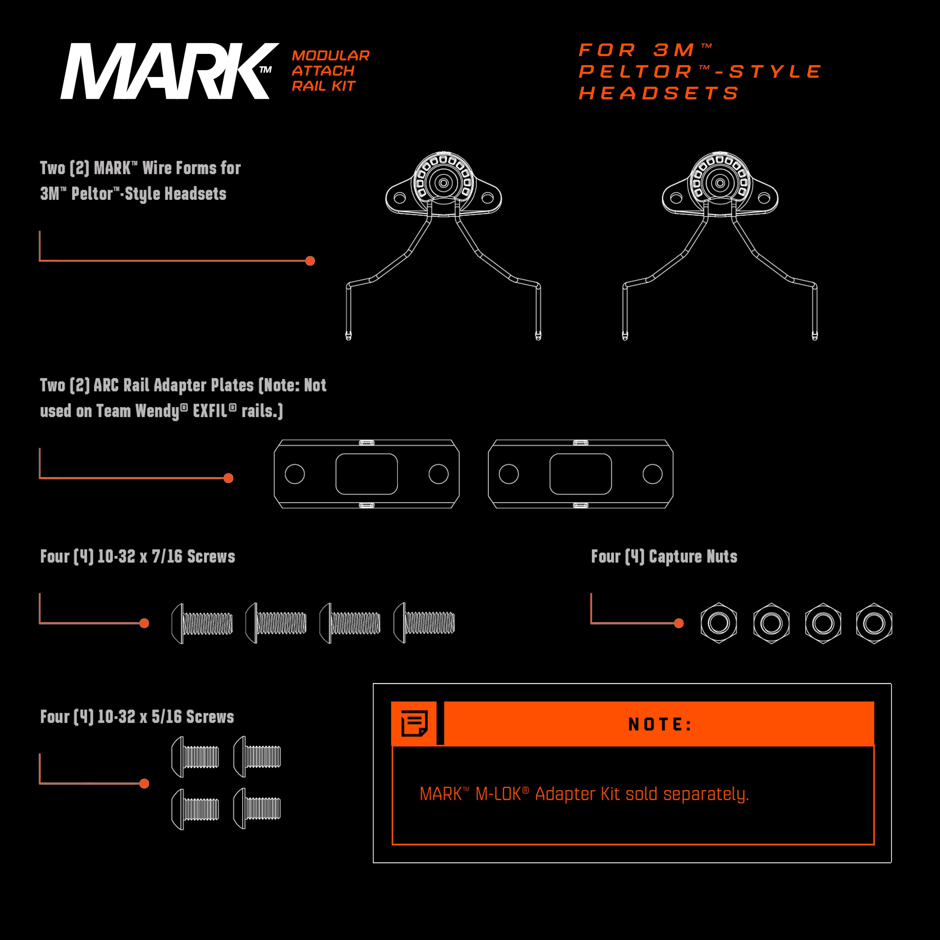 Unity Tactical - MARK™ - 3M™ PELTOR™