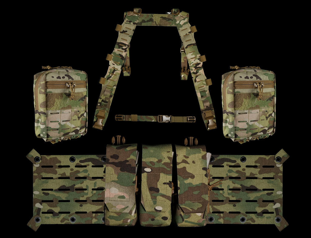 Cest Rig Load Out Medium Chest Rig Bundle | Modular Tactical Loadout | Carcajou Tactical
