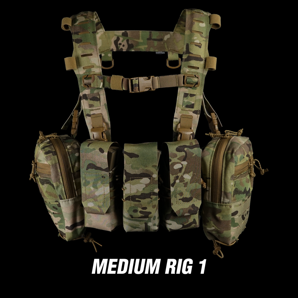 Mod 70 Rig Medium Chest Rig Bundle | Modular Tactical Loadout | Carcajou Tactical