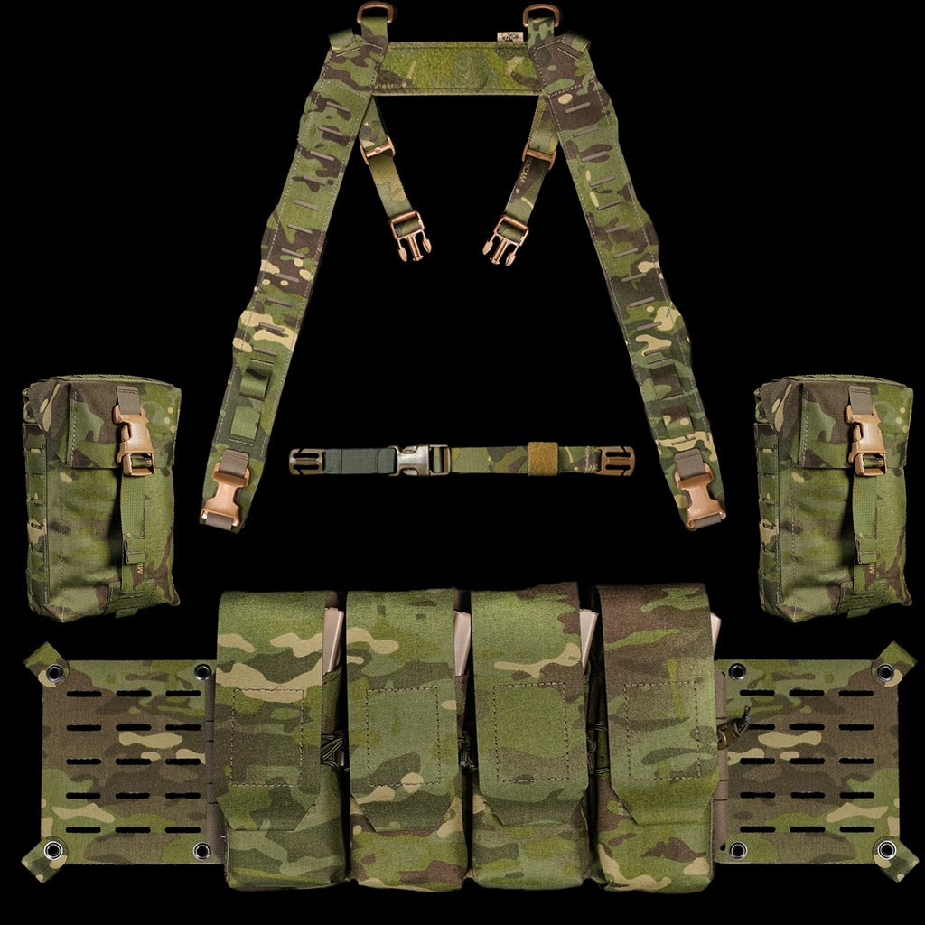 Steel Jacket Rig Big Rig Bundle | High-Capacity Tactical Chest Rig | Carcajou Tactical