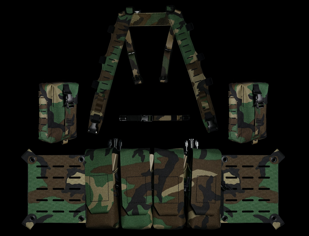 Big Rig Components Big Rig Bundle | High-Capacity Tactical Chest Rig | Carcajou Tactical