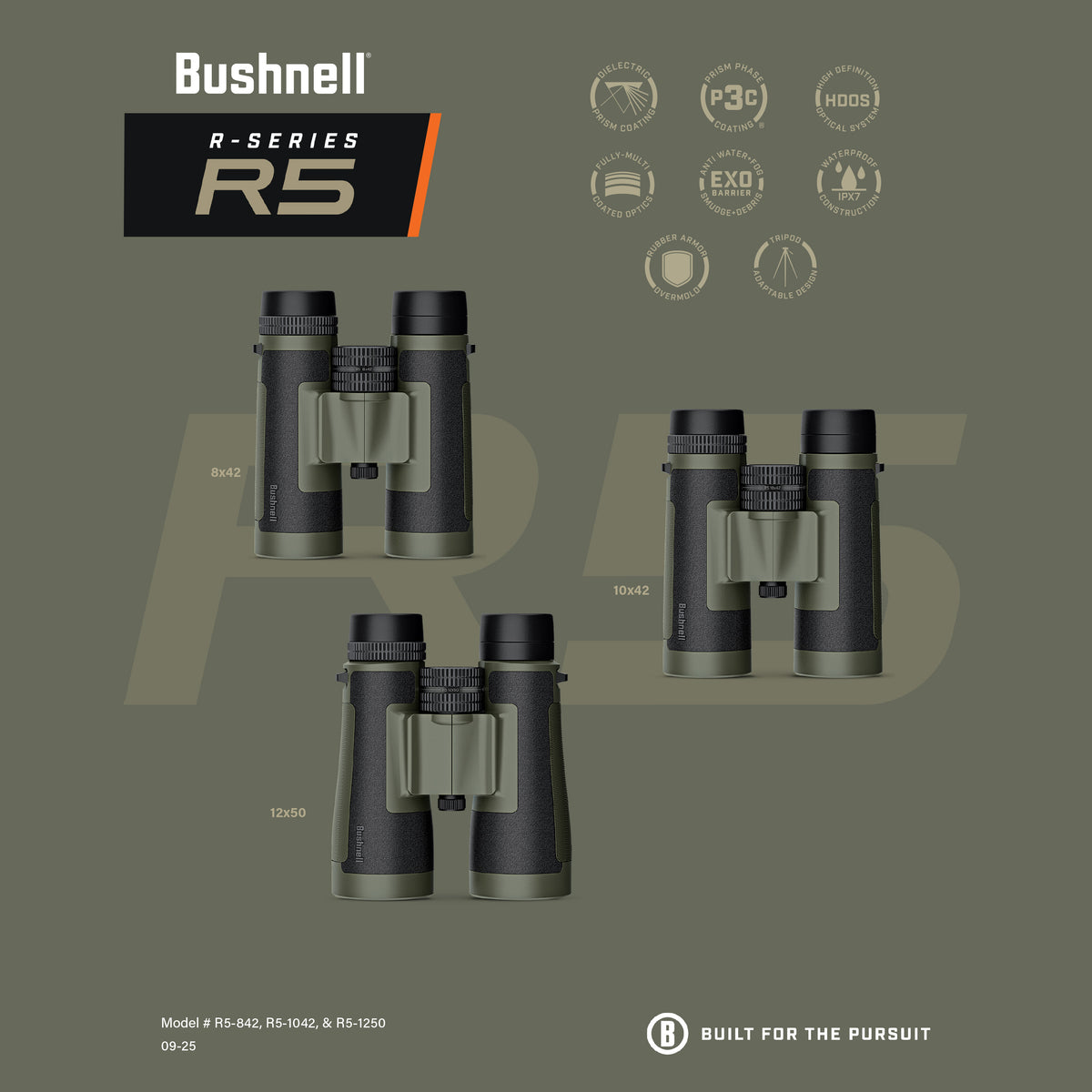 Bushnell - R5 Binoculars - 10x42