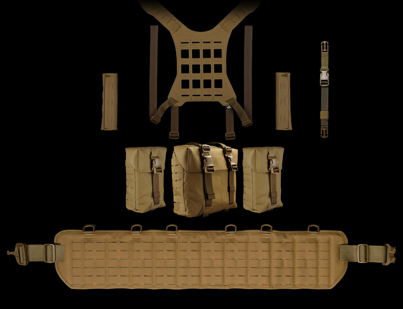 Kit ceinture Molle - Ensemble