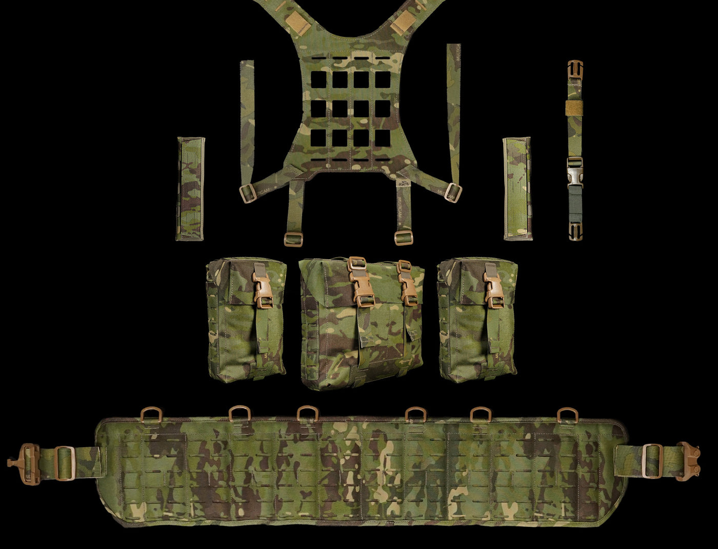 Kit ceinture Molle - Ensemble