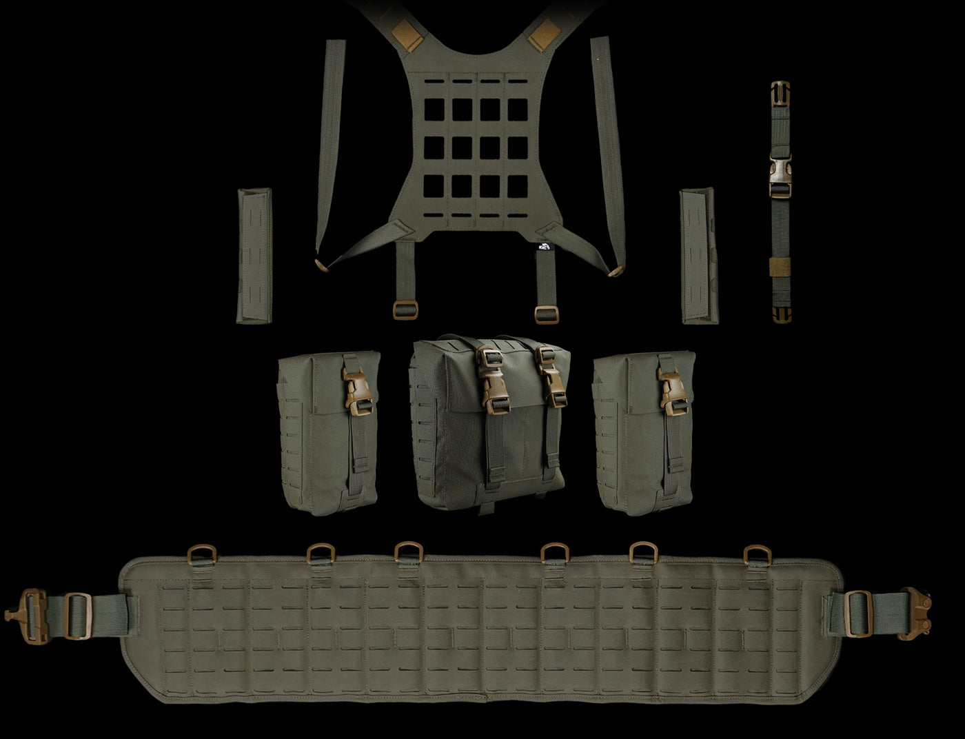 Kit ceinture Molle - Ensemble