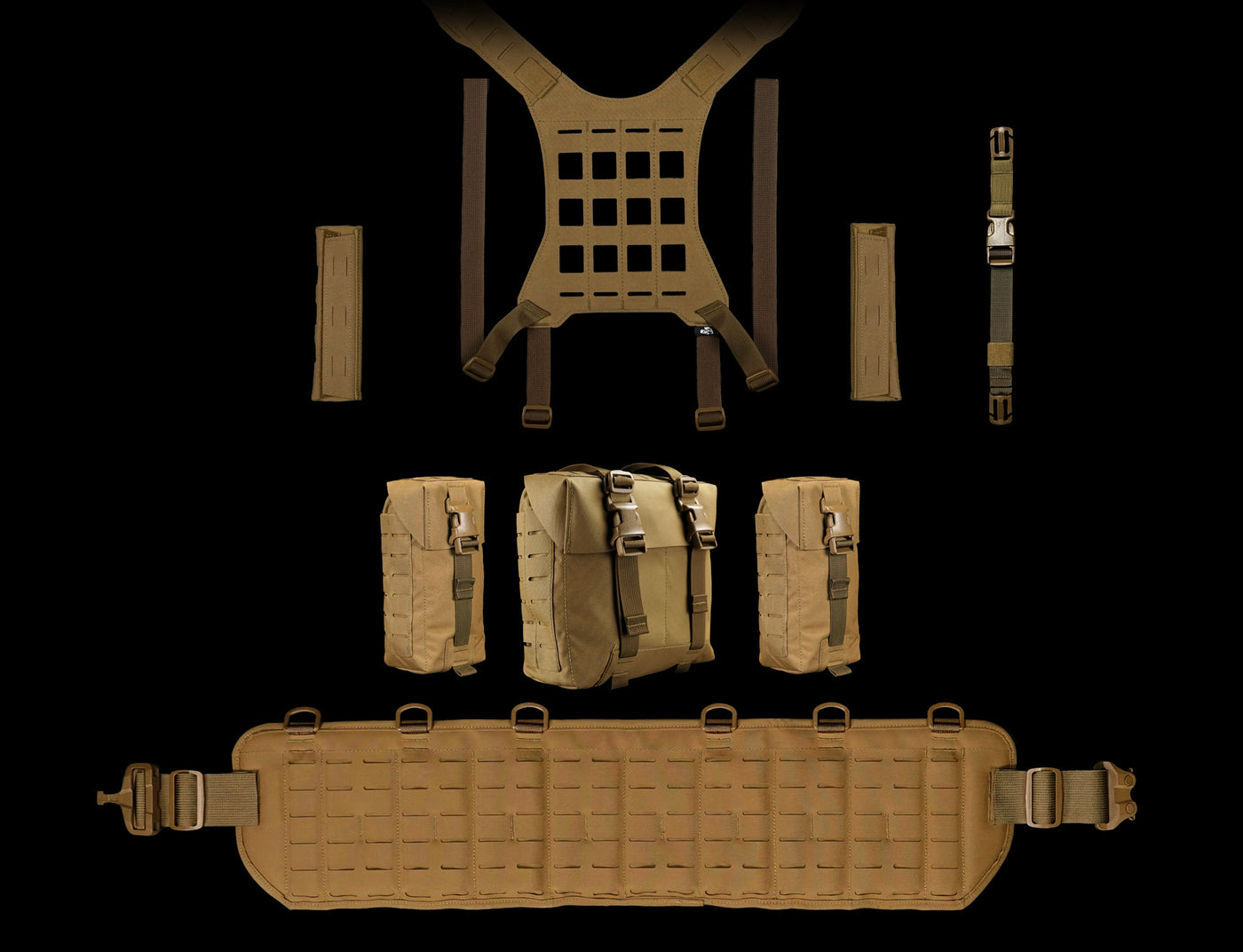 Kit ceinture Molle - Ensemble