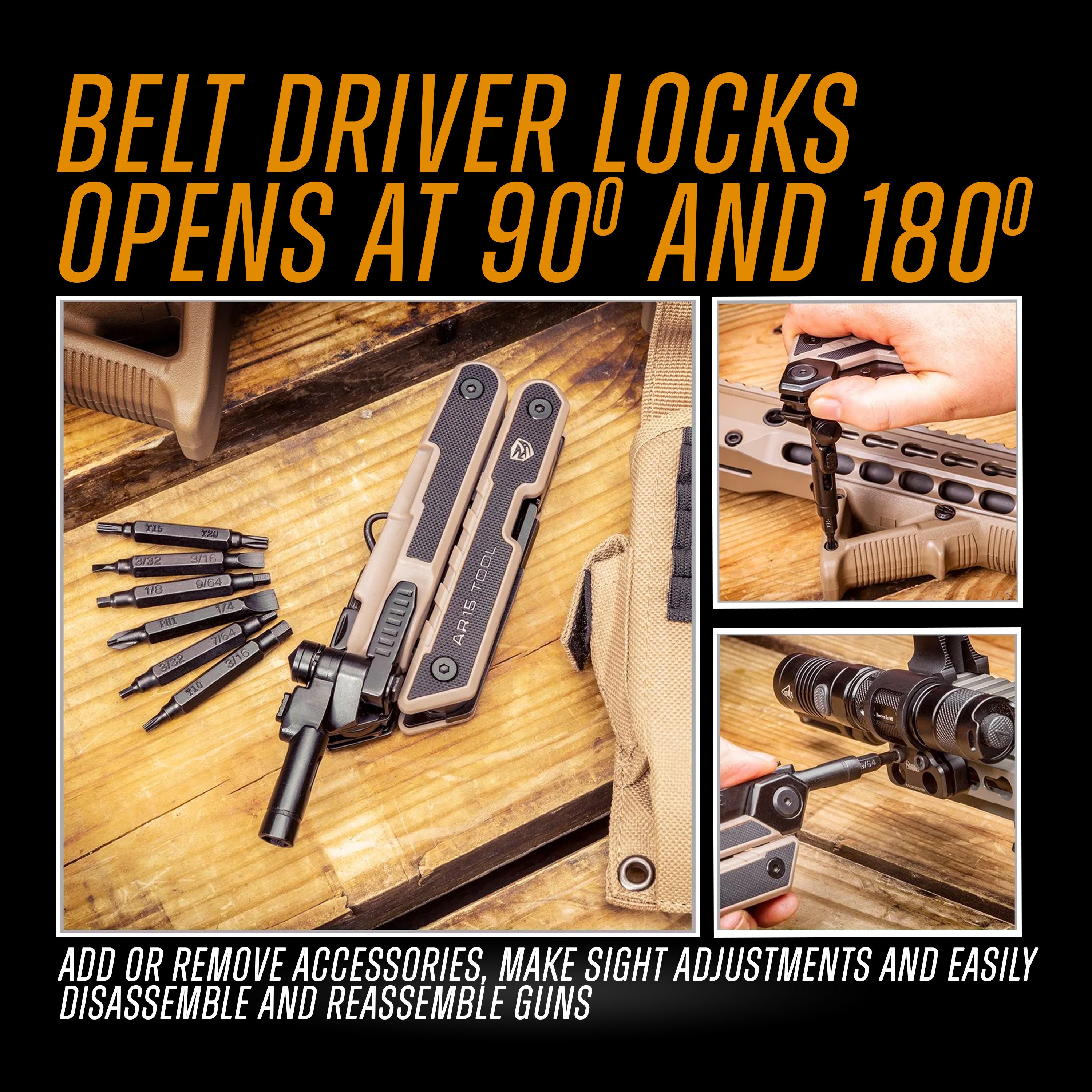 Real Avid AR15 Multi-Tool | AR15 Maintenance & Repair | Carcajou