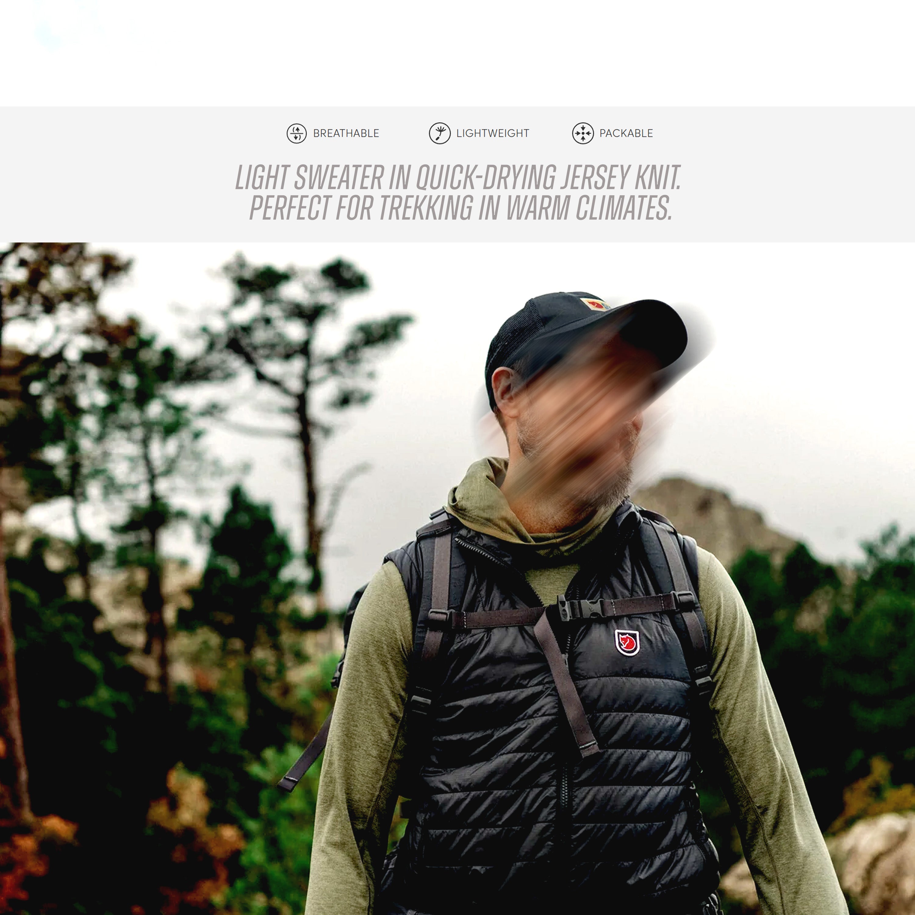 Fjallraven - Abisko Sun-hoodie M