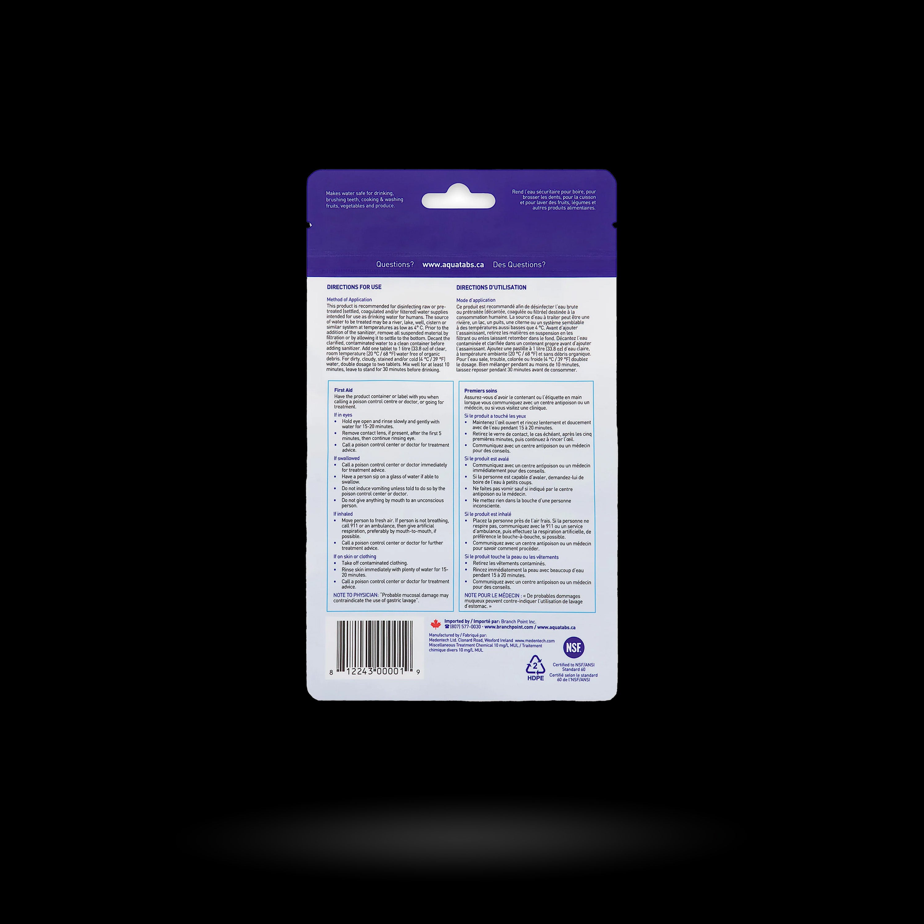 Aquatabs - Water Purification Tablets