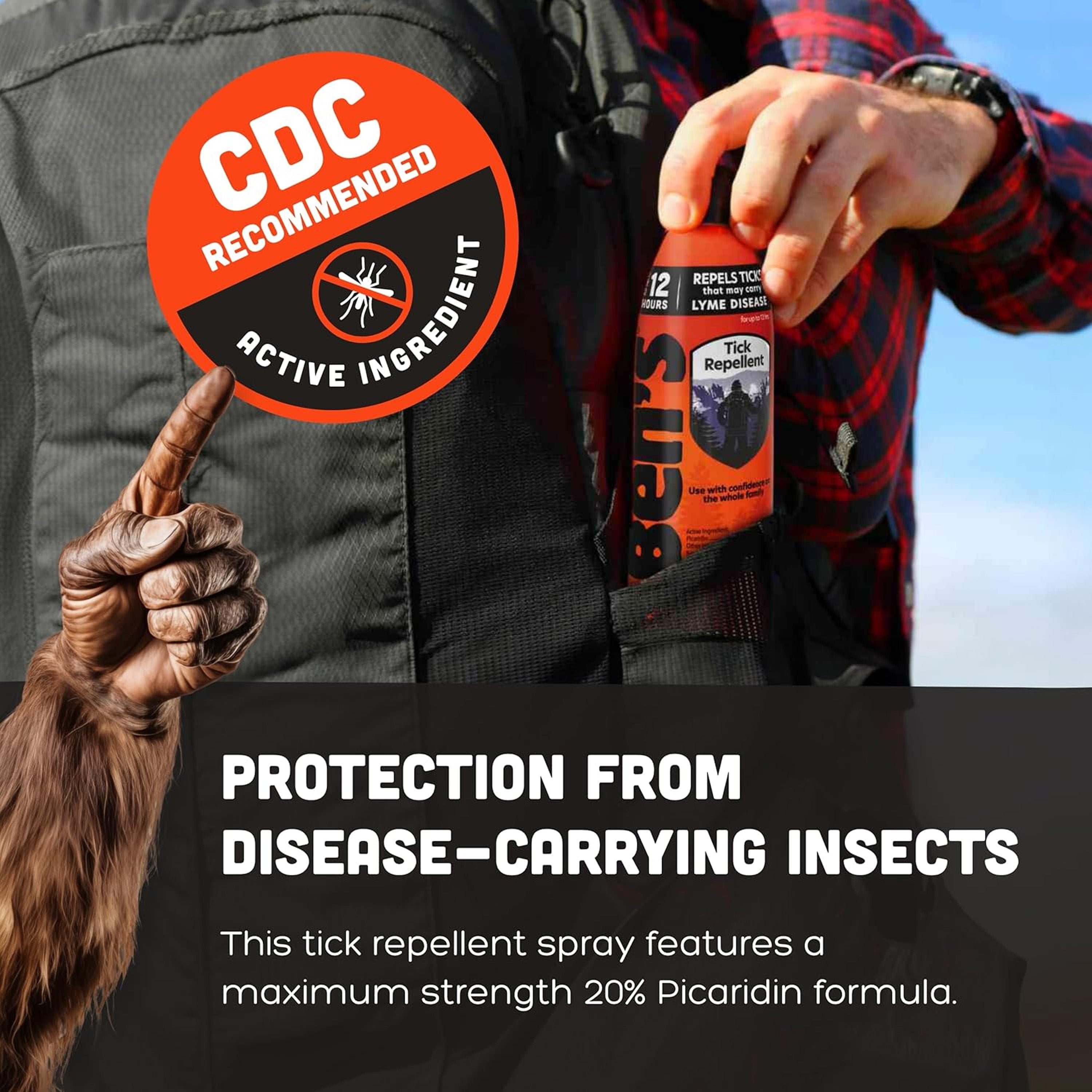 Ben's - Tick Repellent 20% Picaridin - Eco-Spray