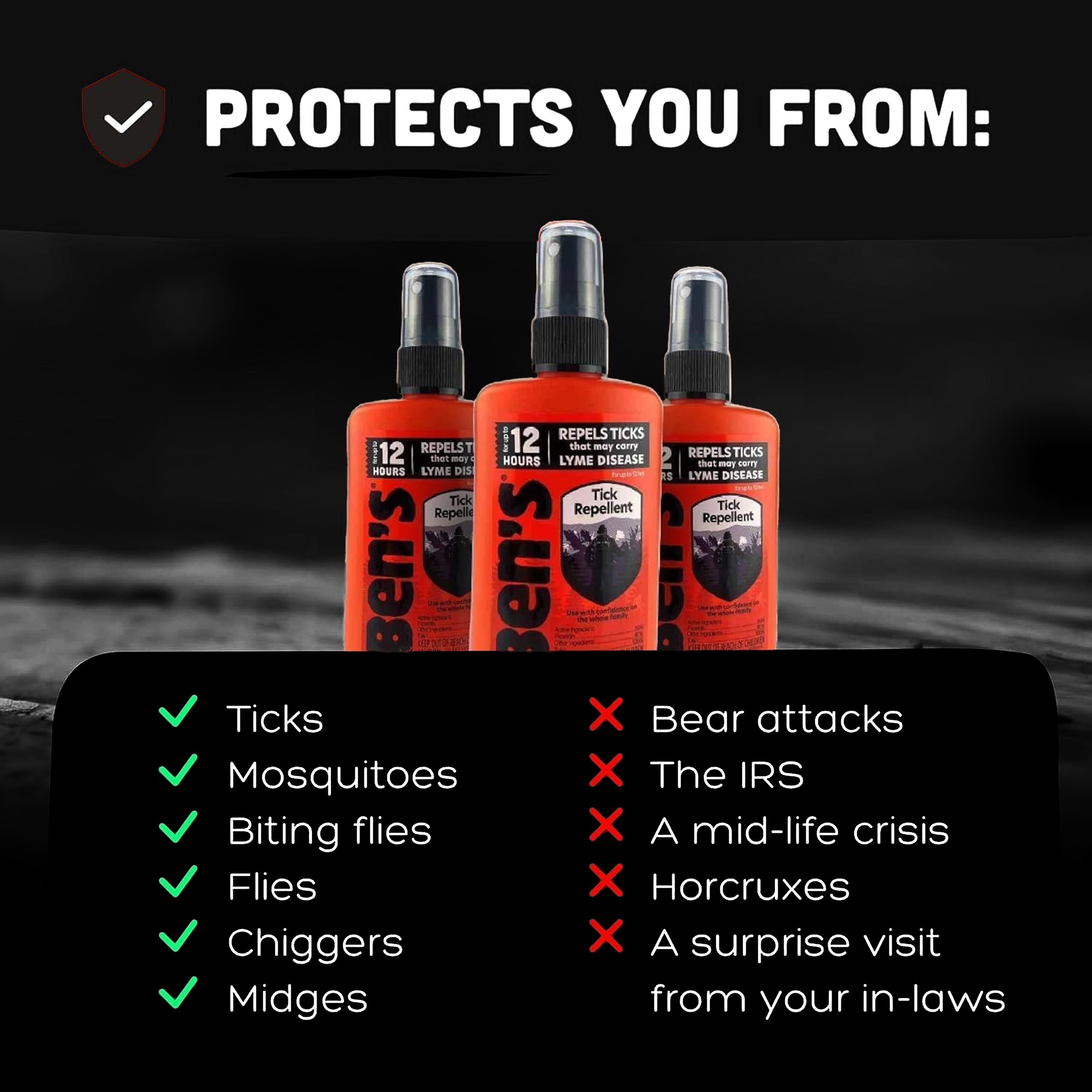 Ben's - Tick Repellent 20% Picaridin - 100ML