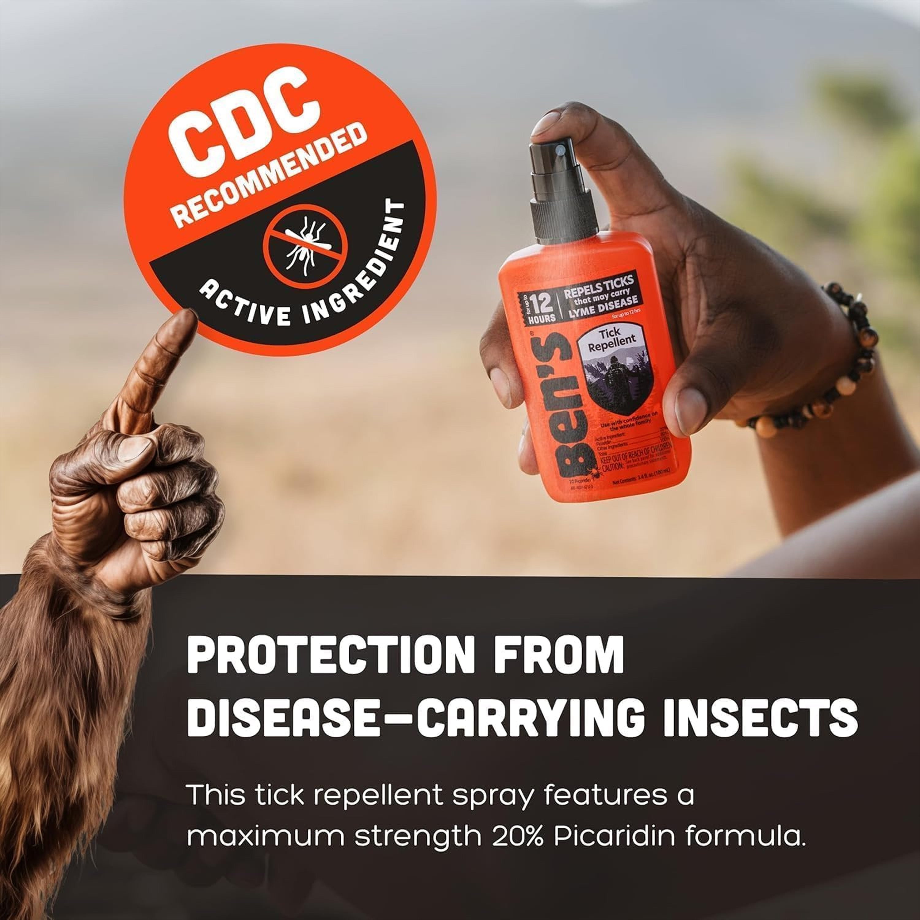 Ben's - Tick Repellent 20% Picaridin - 100ML