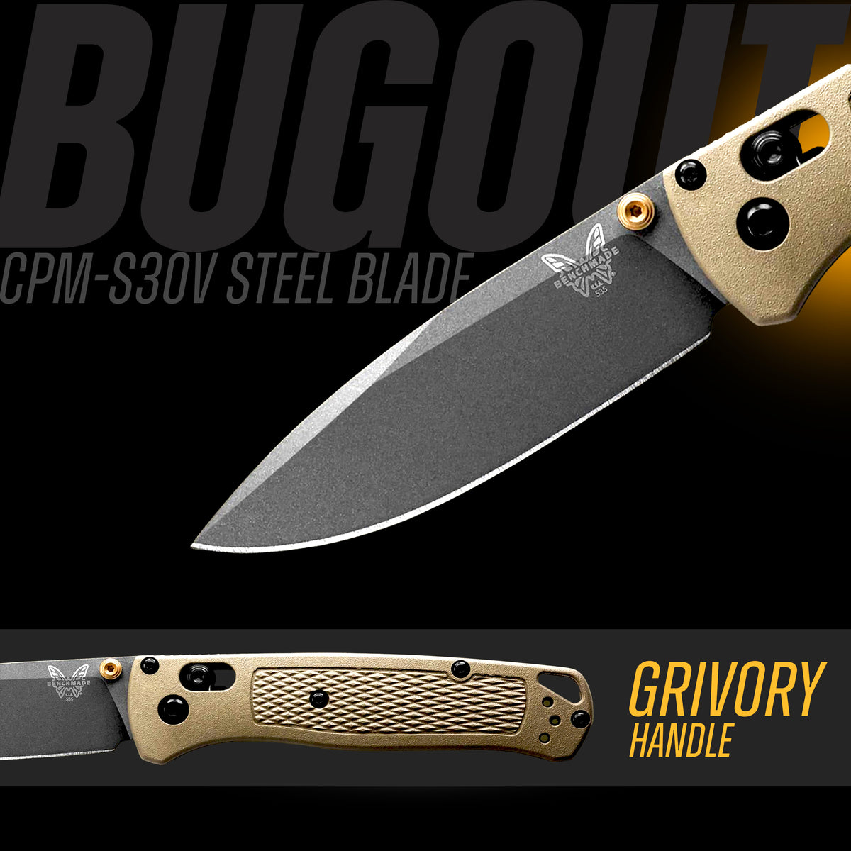 Benchmade - Bugout® | Ranger Green Grivory®