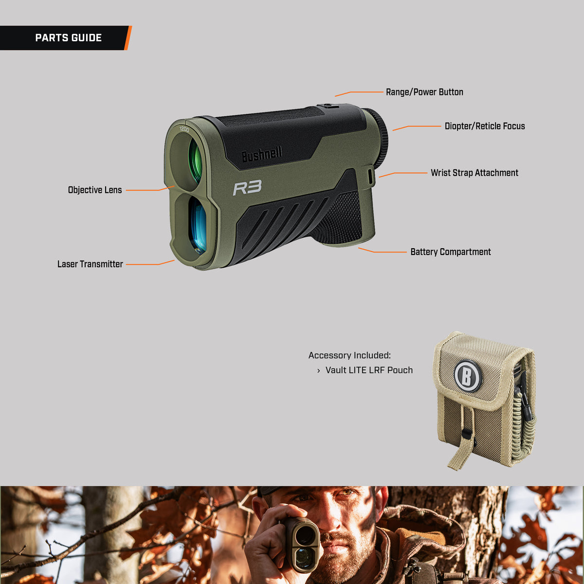 Bushnell - R3 1200 Laser Rangefinder