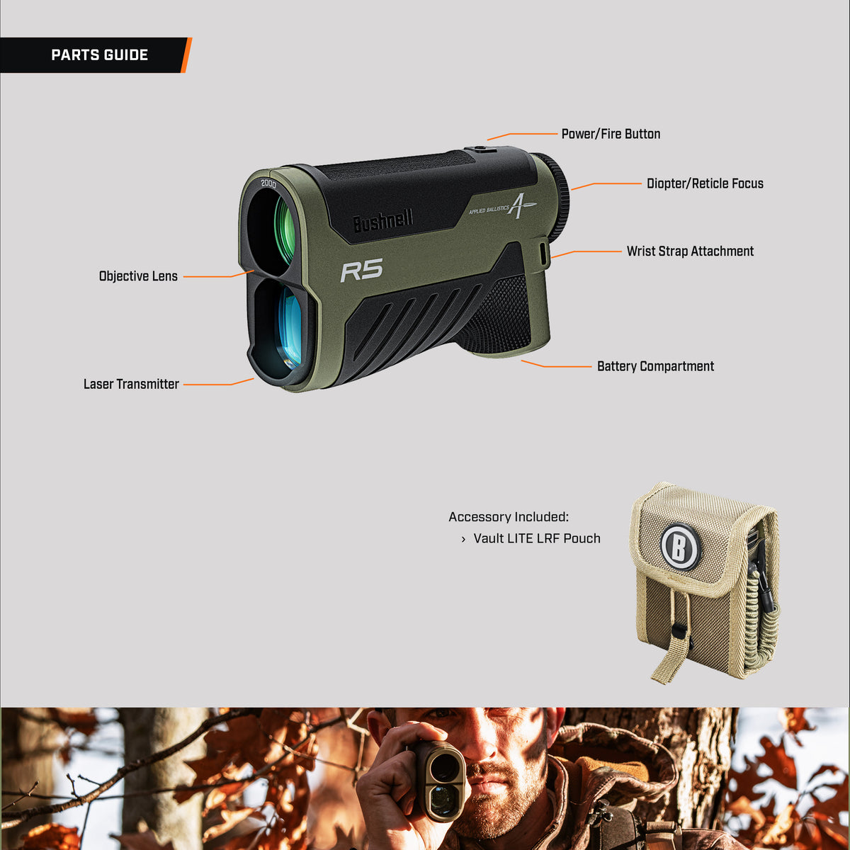 Bushnell - R5 2000 Laser Rangefinder