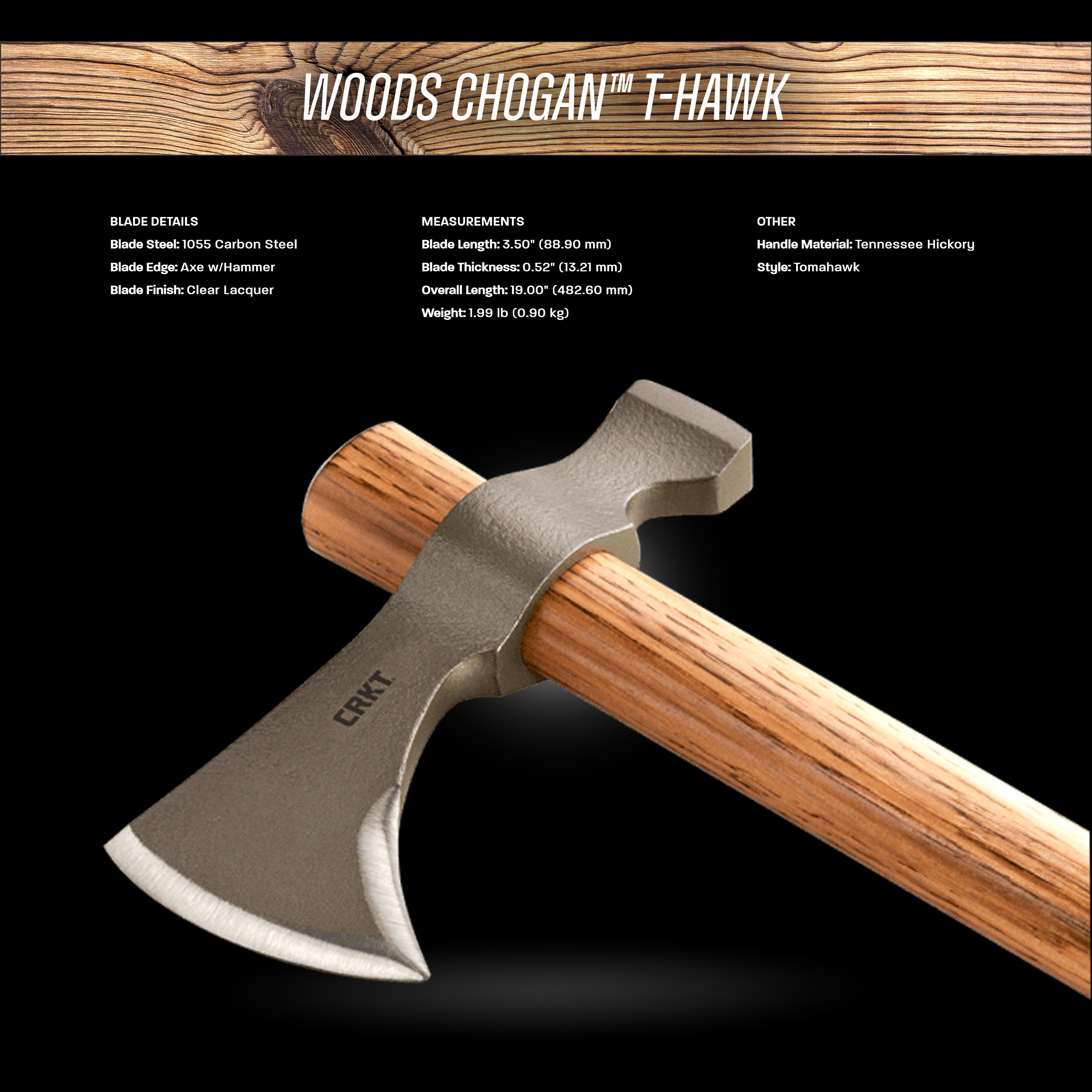 CRKT - Woods Chogan™ T-Hawk
