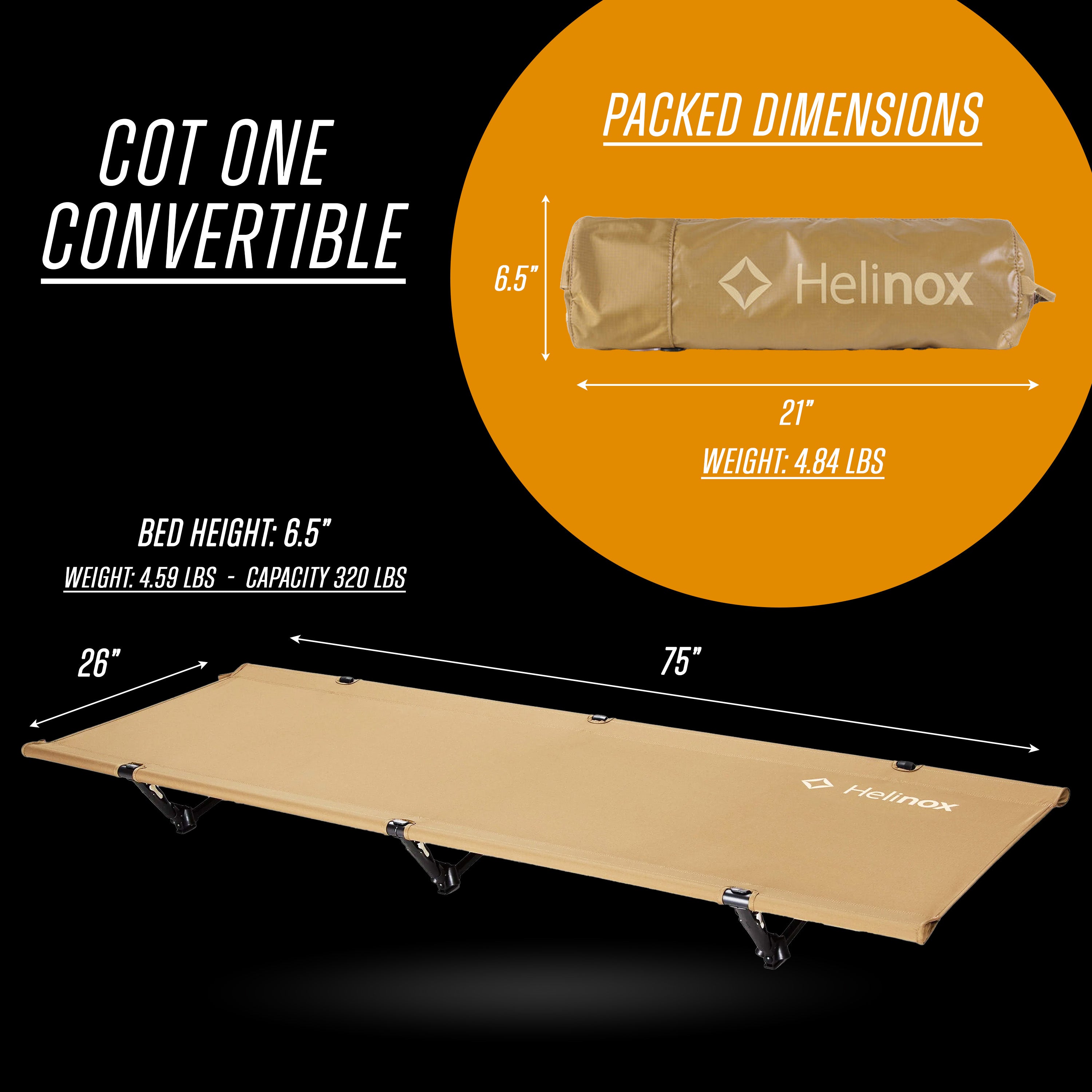 Helinox - Cot One Convertible