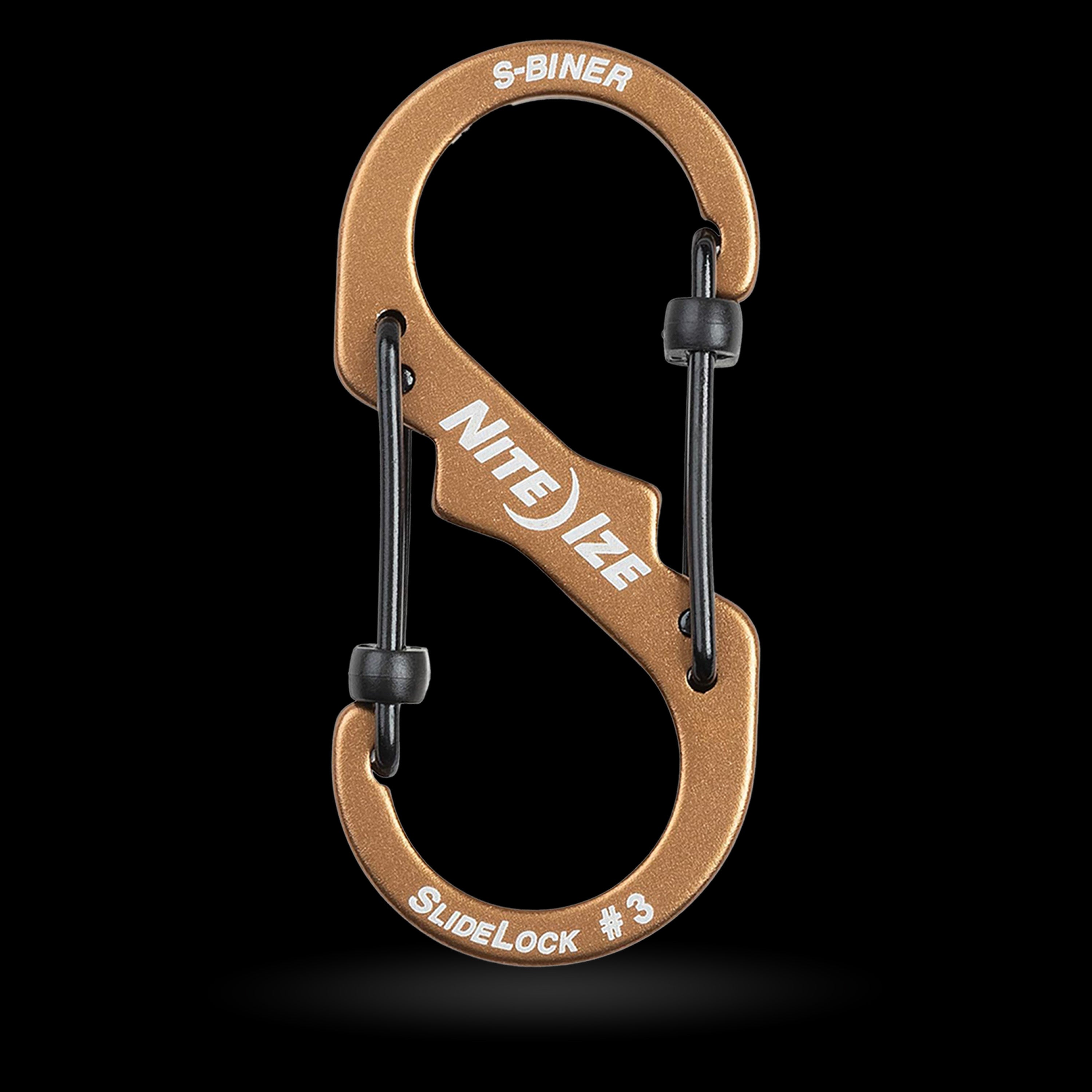 Nite Ize S-Biner® SlideLock® Aluminum | Locking Dual Carabiner