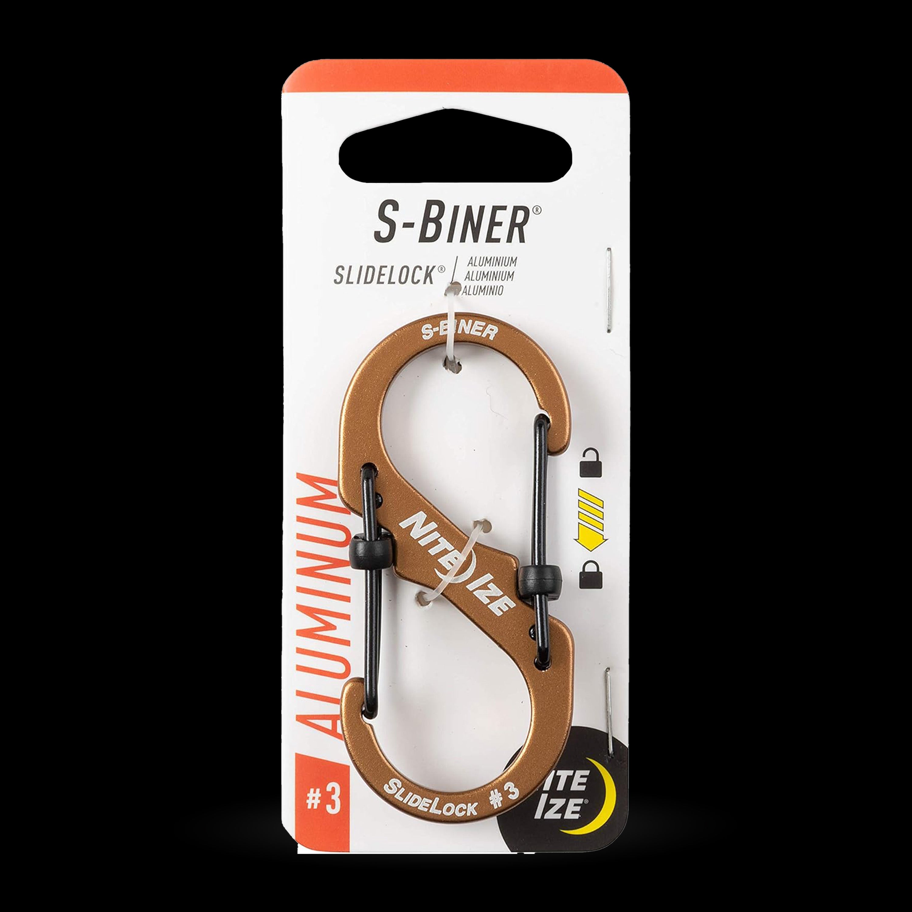 Nite Ize S-Biner® SlideLock® Aluminum | Locking Dual Carabiner