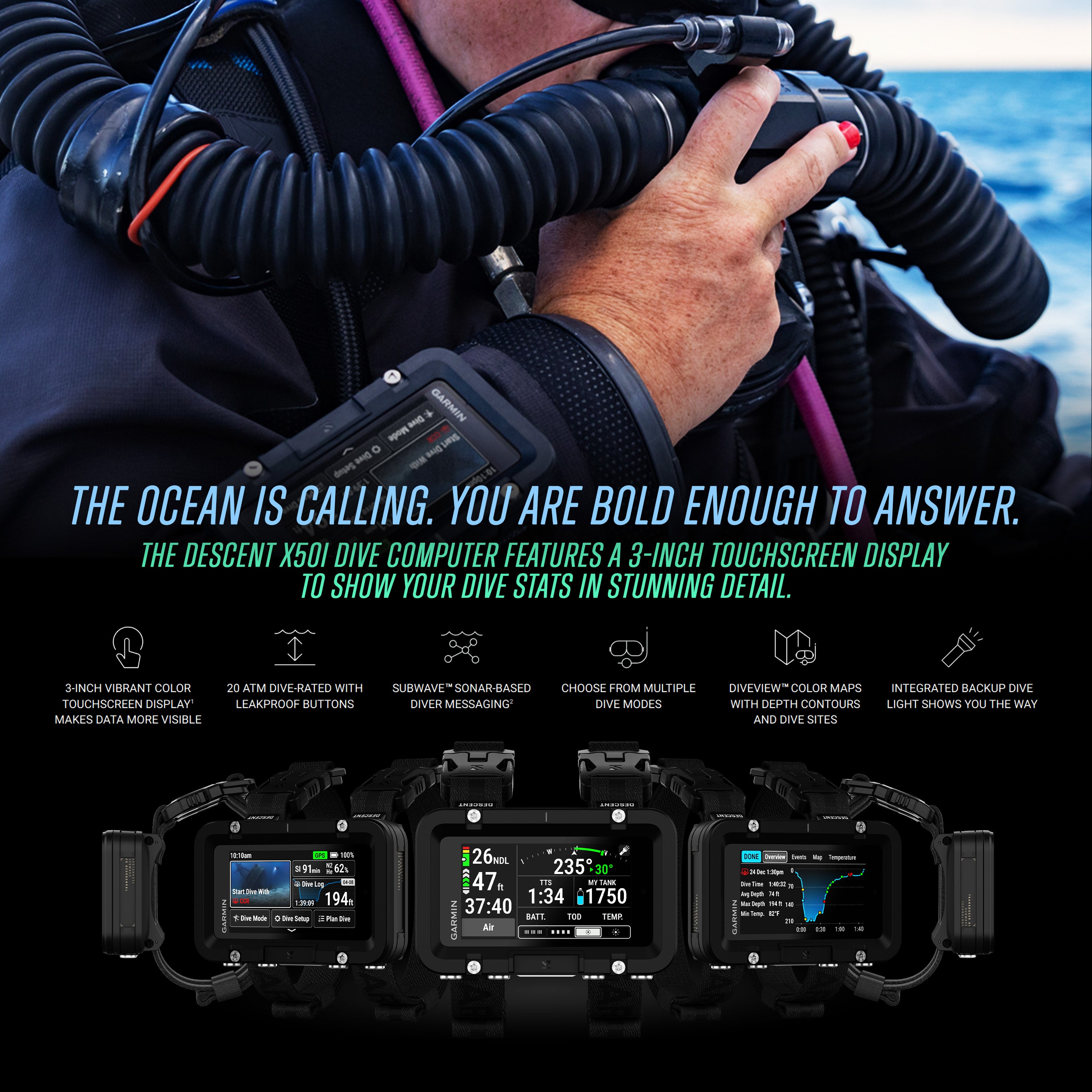 Garmin - Descent™ X50i