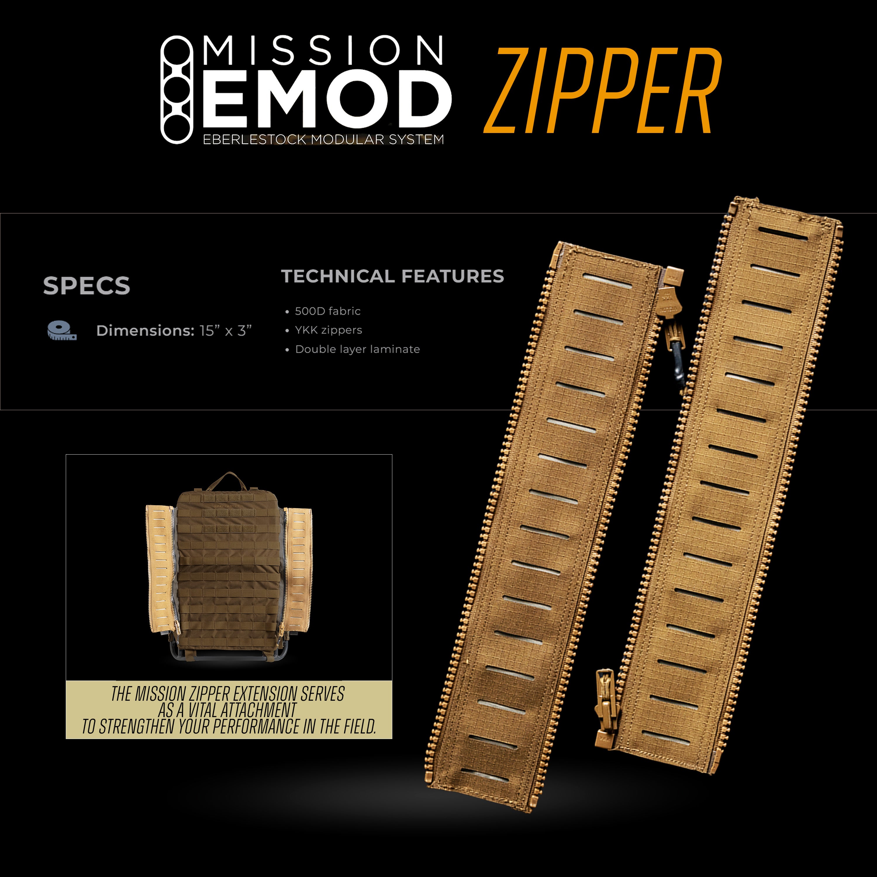 Eberlestock - Mission EMOD Zipper Extension