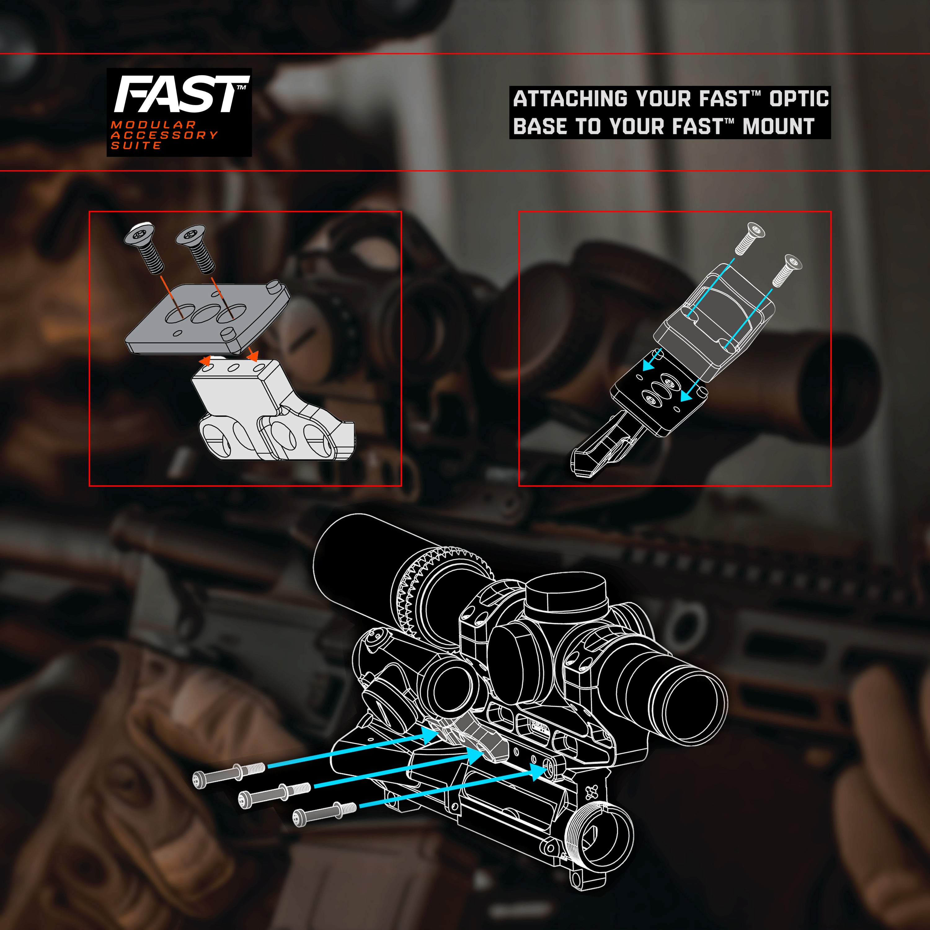 Unity Tactical - FAST™ OFFSET OPTIC BASE