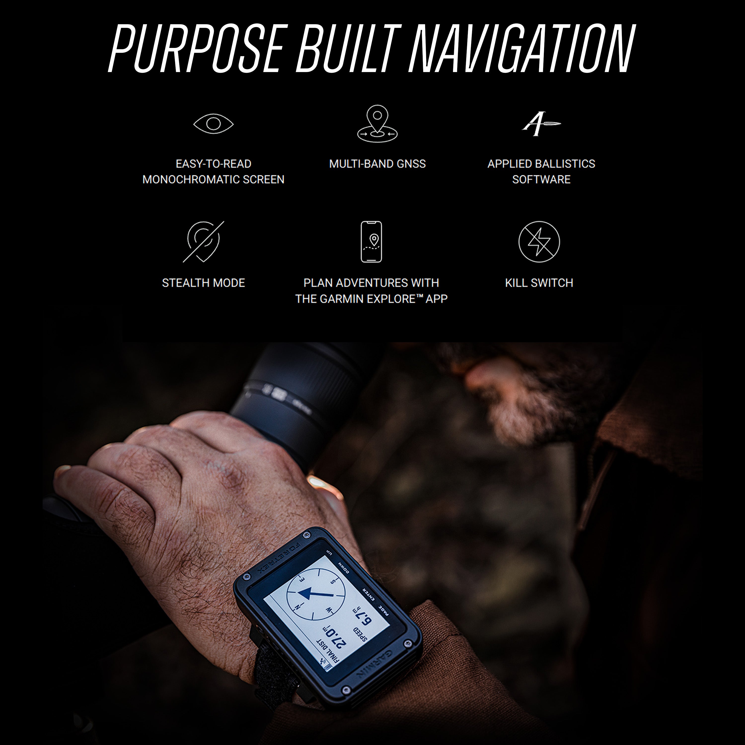 Garmin - Foretrex® 901 Ballistic Edition