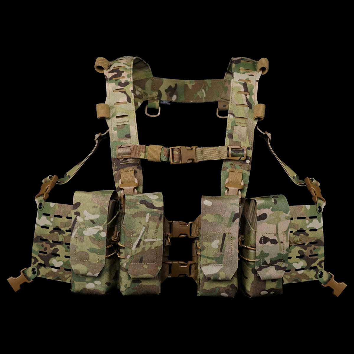 Split Chest Rig Base Bundle | Modular Recon Rig | Carcajou Tactical