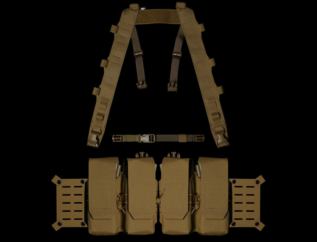 Split Chest Rig Base Bundle | Modular Recon Rig | Carcajou Tactical