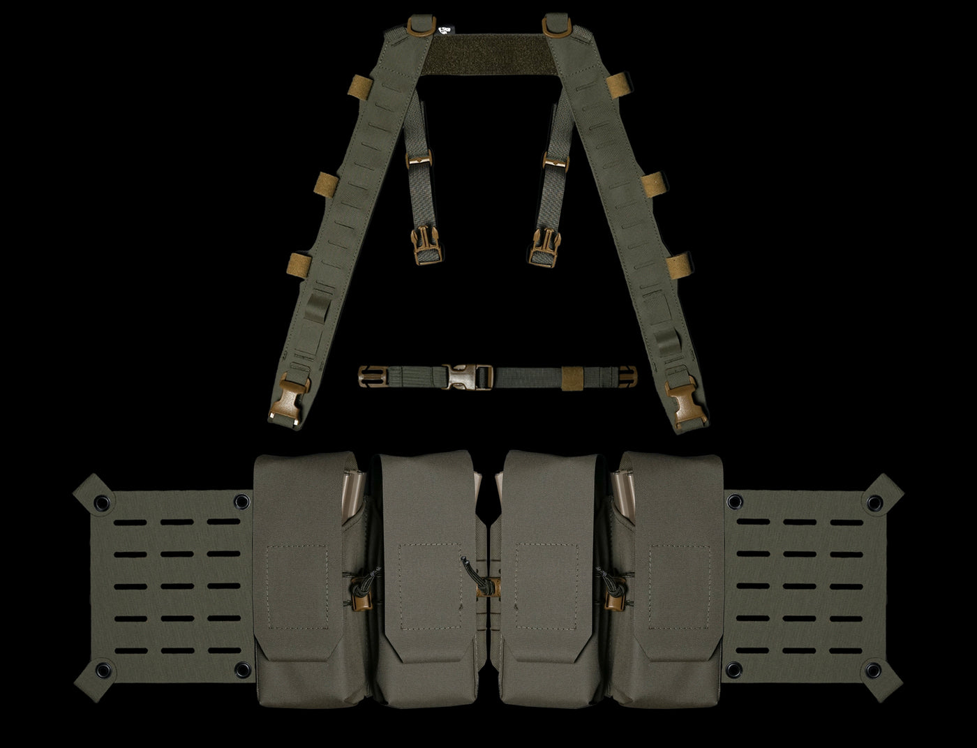 Split Chest Rig - Base Bundles - Made in Canada - Carcajou Tactical
