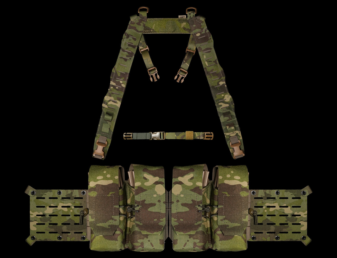Split Chest Rig - Base Bundles - Made in Canada - Carcajou Tactical