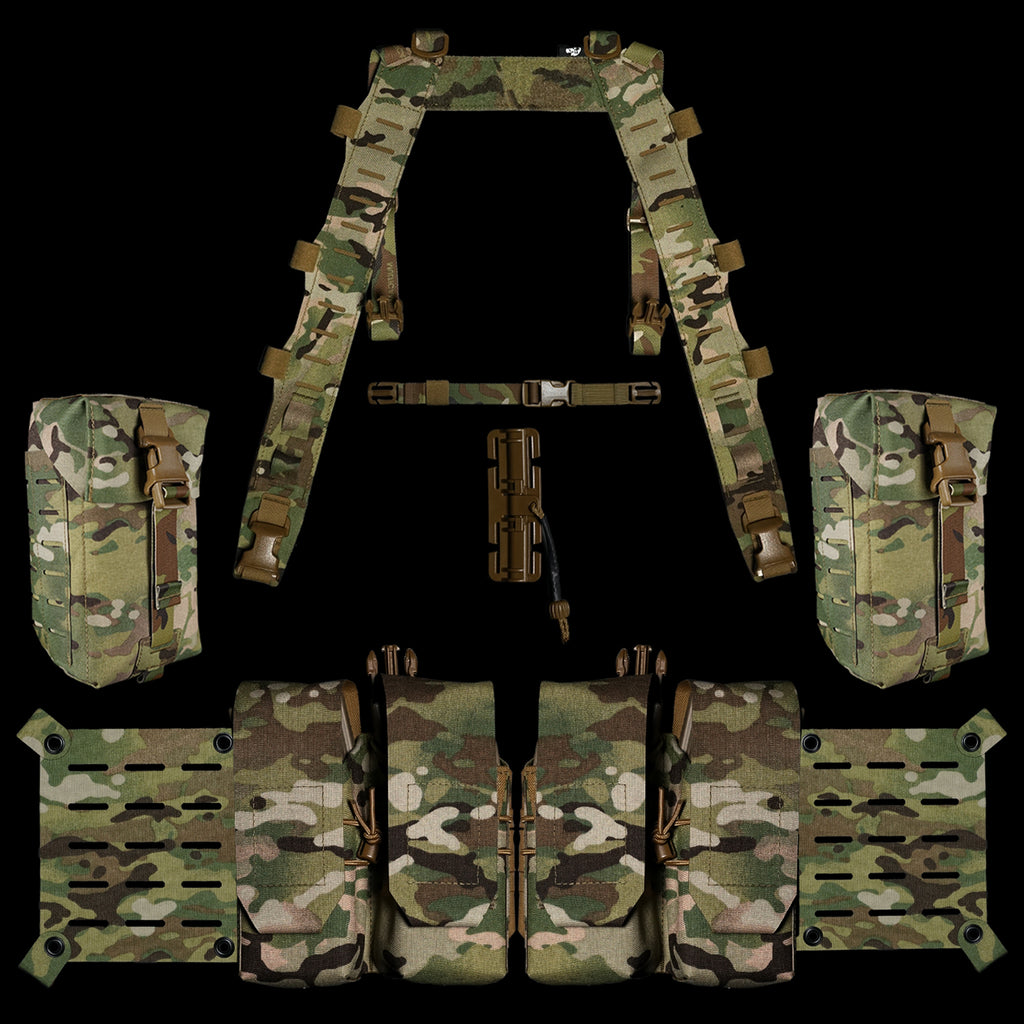 Recce Rig Load Out Split Chest Rig Bundle | Modular Recon Loadout | Carcajou Tactical